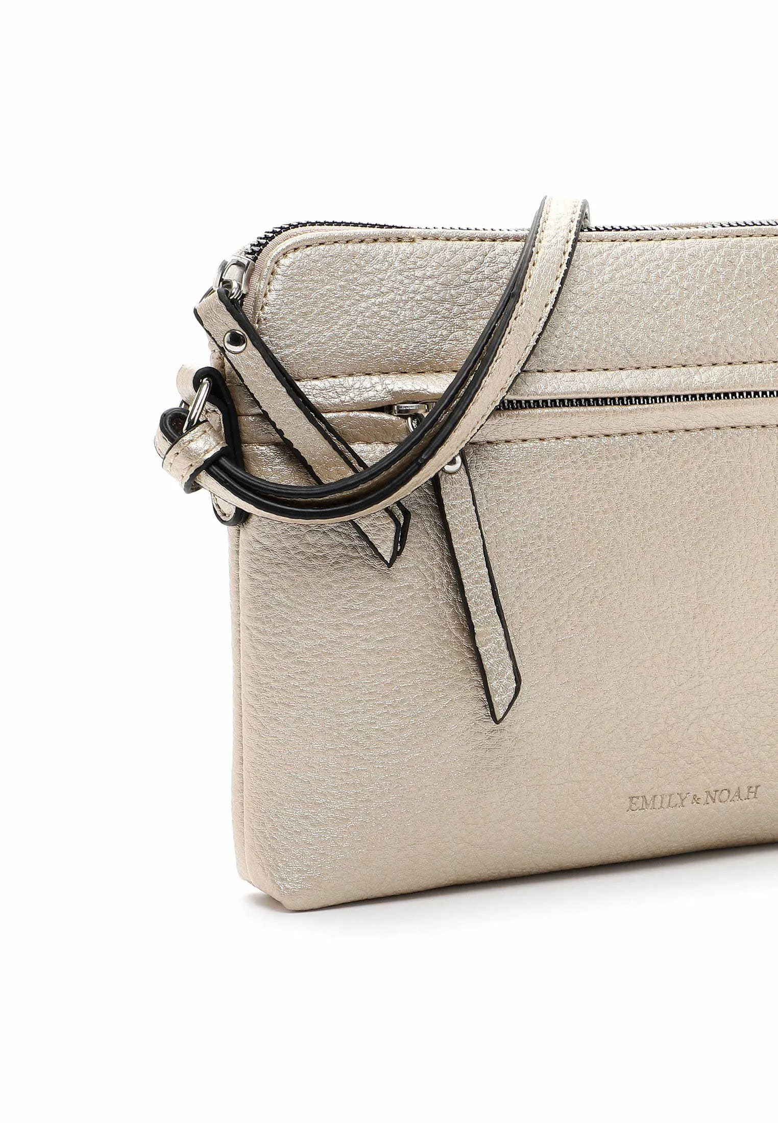 EMILY & NOAH Umhängetasche Gold Lederimitat 