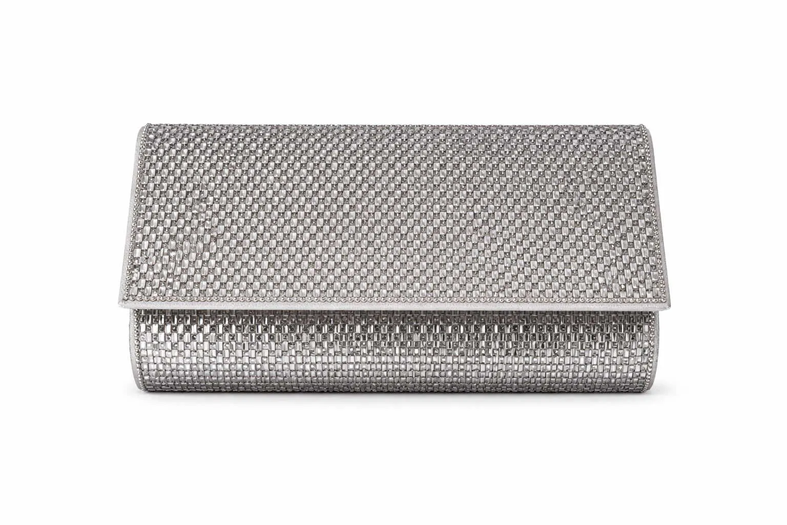 LA STRADA Clutch / Abendtasche Altsilber Synthetik LA STRADA Clutch / Abendtasche Altsilber Synthetik