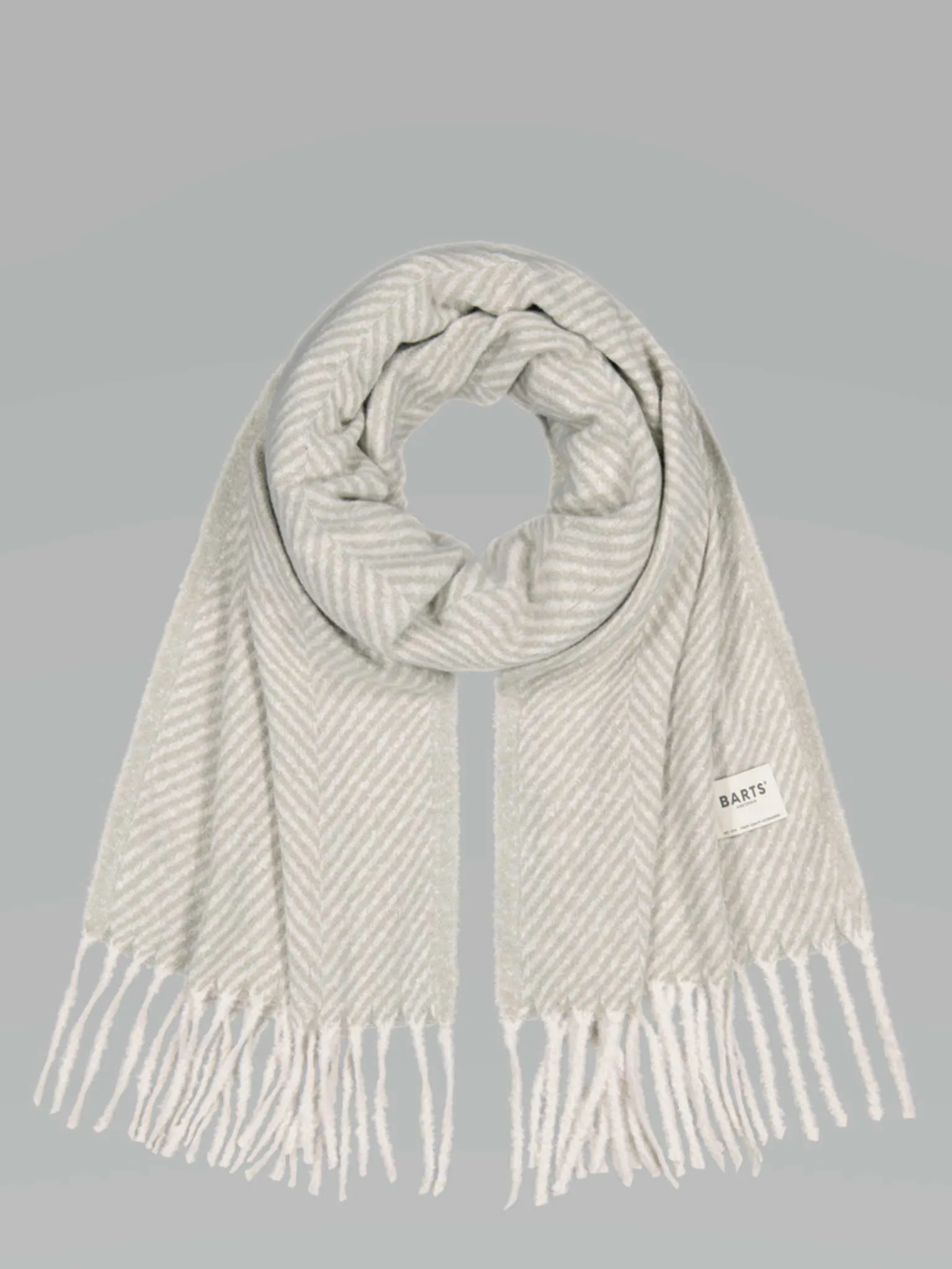 BARTS feine Fransen Schal Offwhite Textil BARTS feine Fransen Schal Offwhite Textil