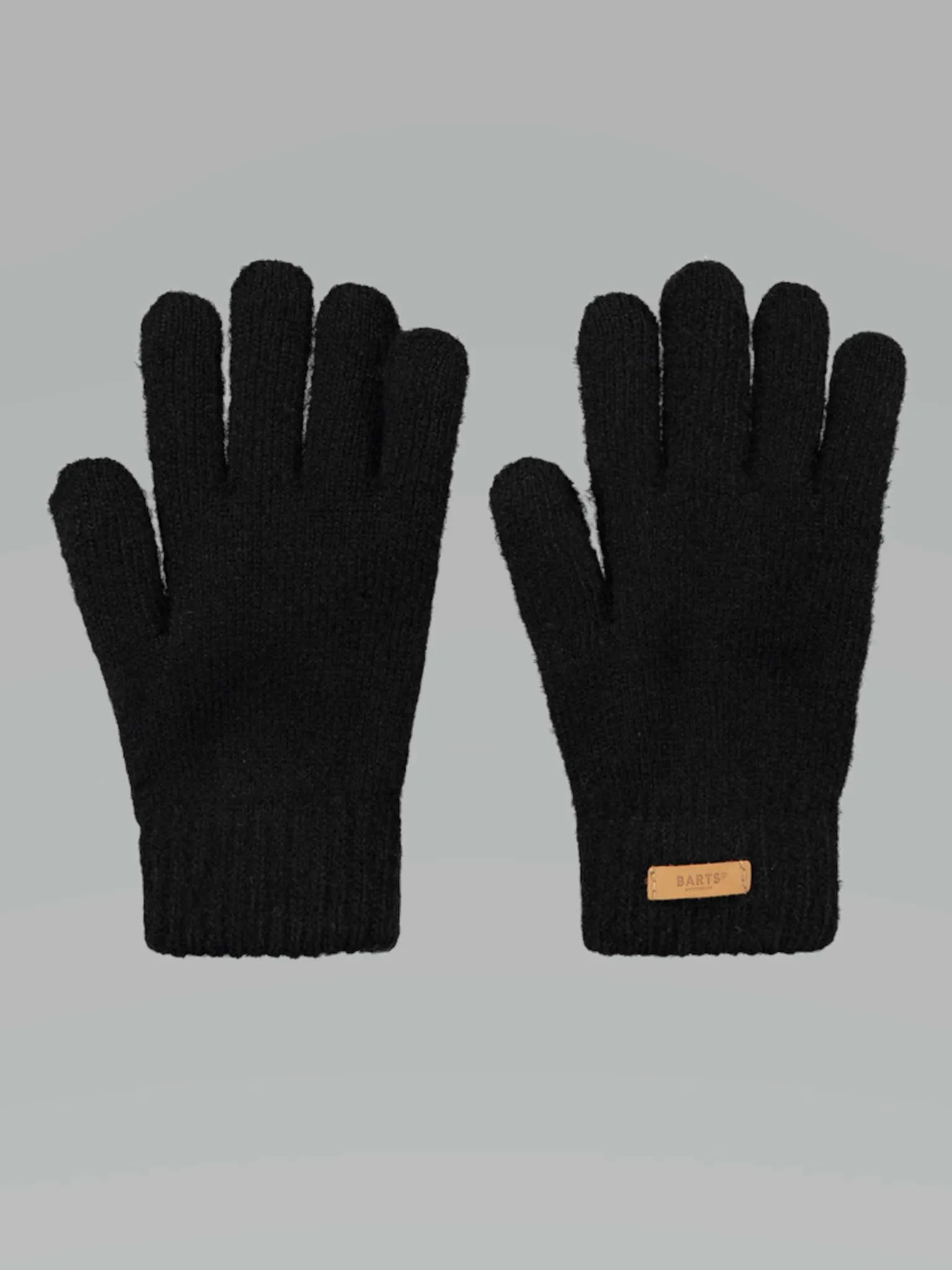 BARTS Finger Strickhandschuh Schwarz Textil BARTS Finger Strickhandschuh Schwarz Textil