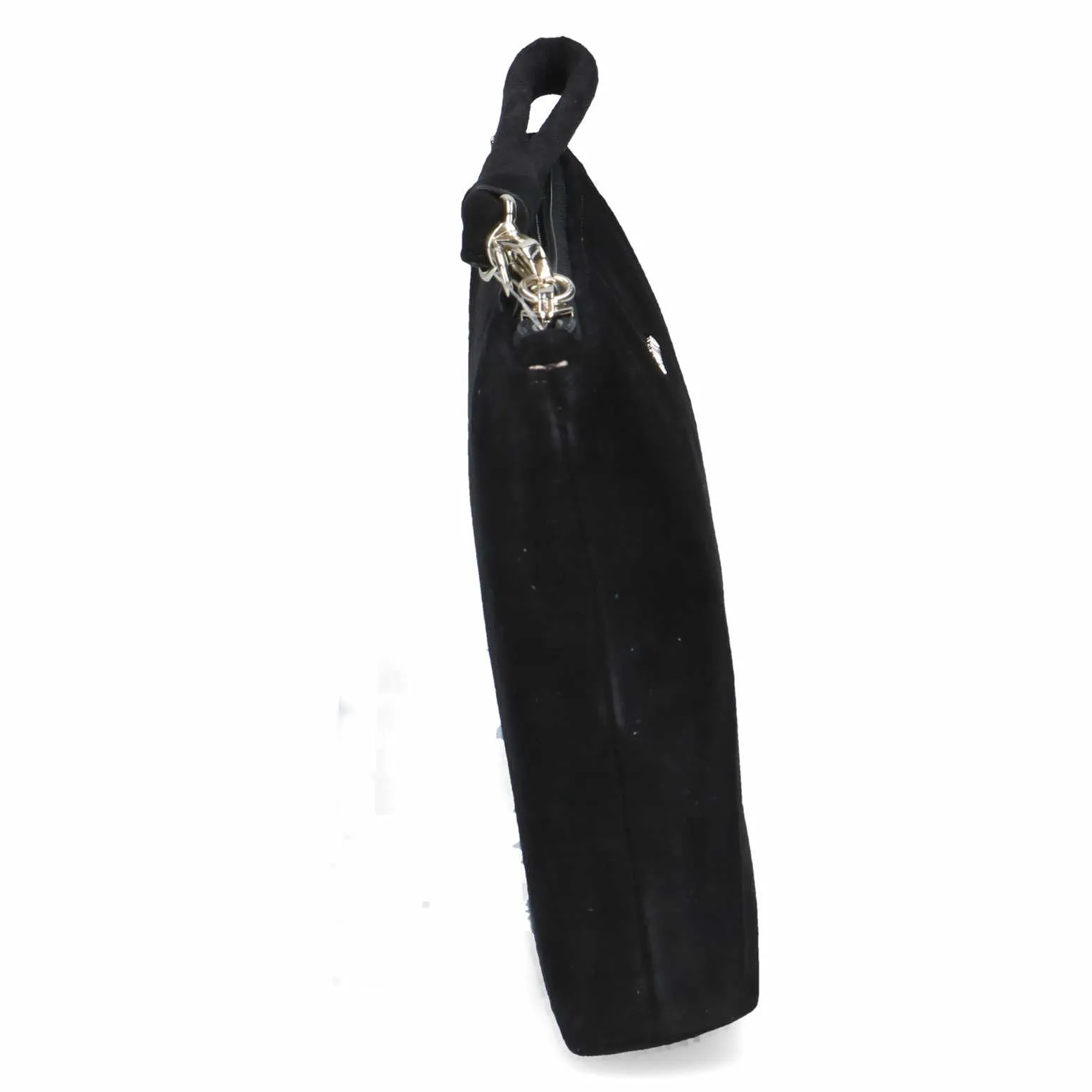 PETER KAISER Clutch / Abendtasche Schwarz Leder 