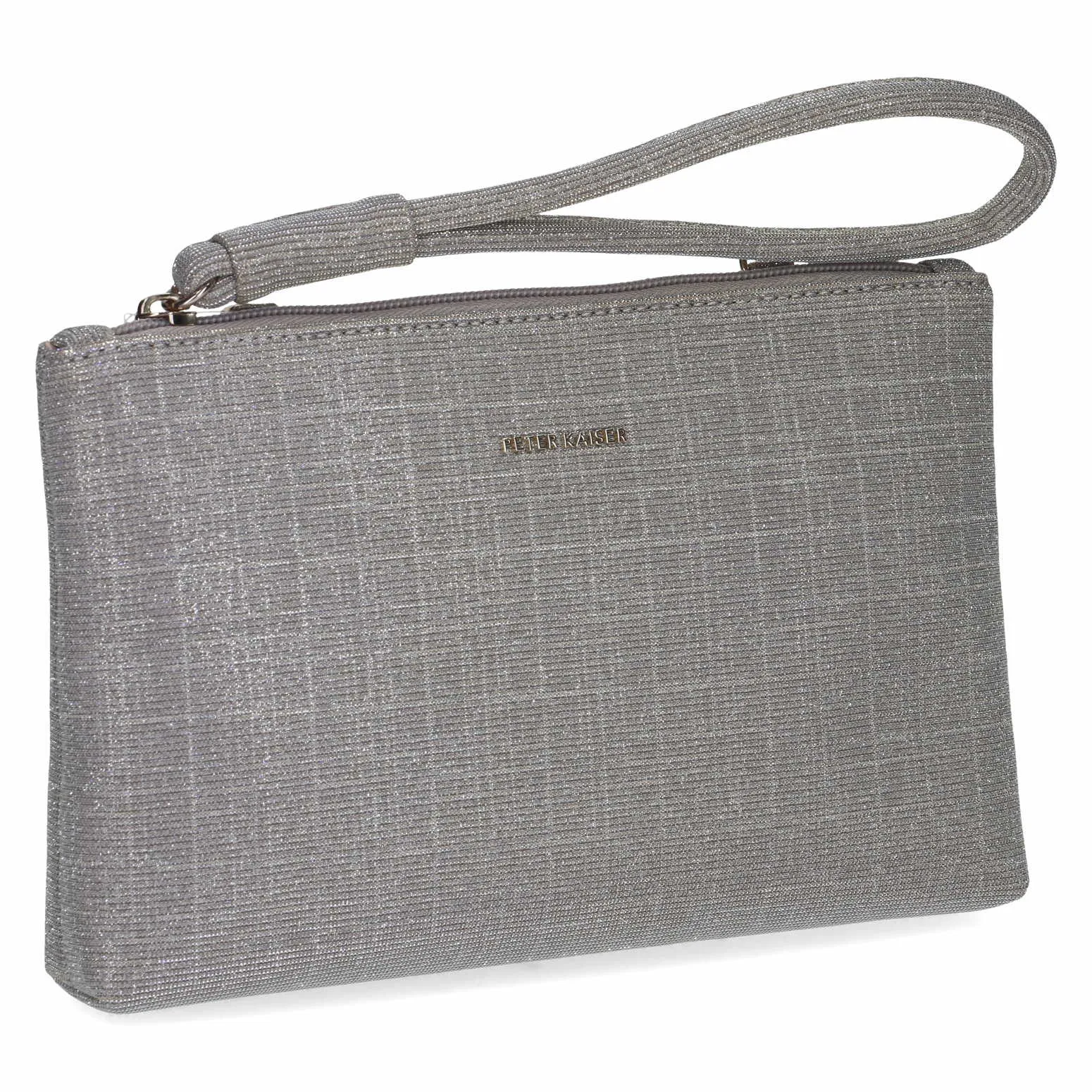PETER KAISER Clutch / Abendtasche Beige Textil 