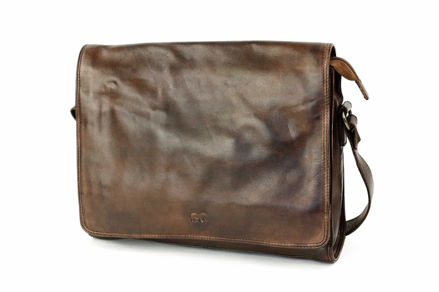 BEAR DESIGN Umhängetasche Dunkelbraun Leder BEAR DESIGN Umhängetasche Dunkelbraun Leder