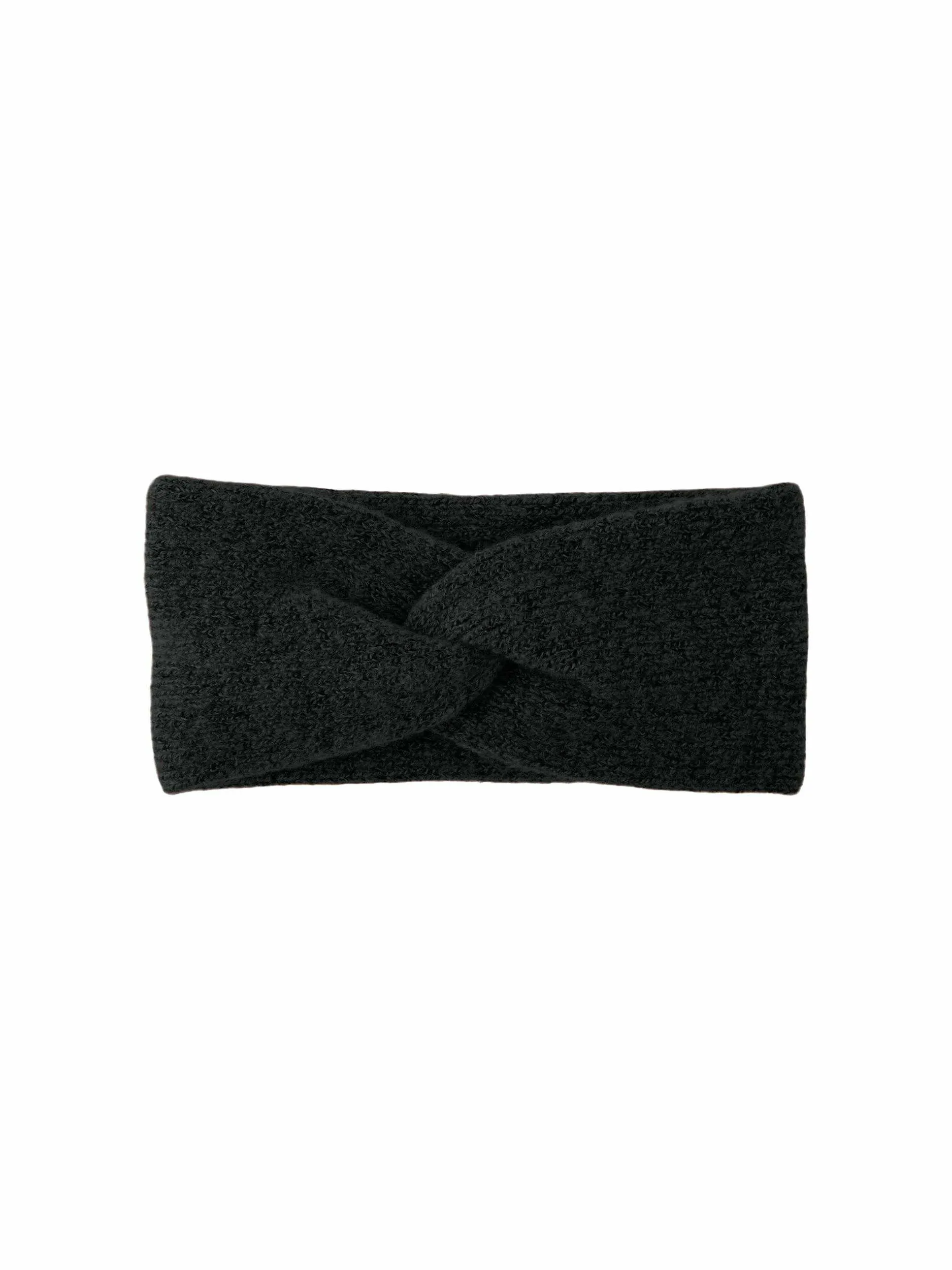 PIECES vorne verschlungen Stirnband Schwarz Textil PIECES vorne verschlungen Stirnband Schwarz Textil