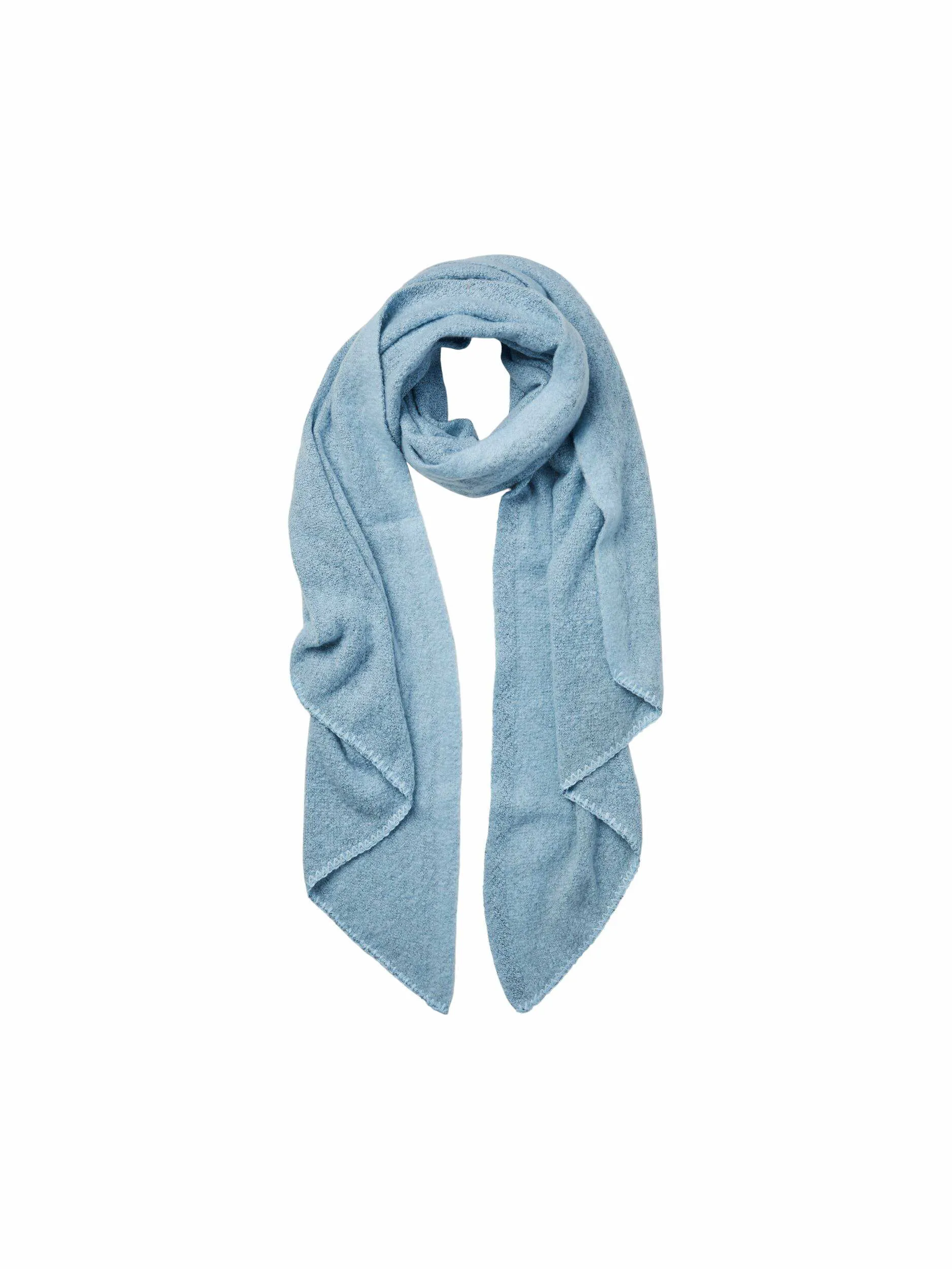 PIECES ohne Struktur Schal Hellblau Textil PIECES ohne Struktur Schal Hellblau Textil