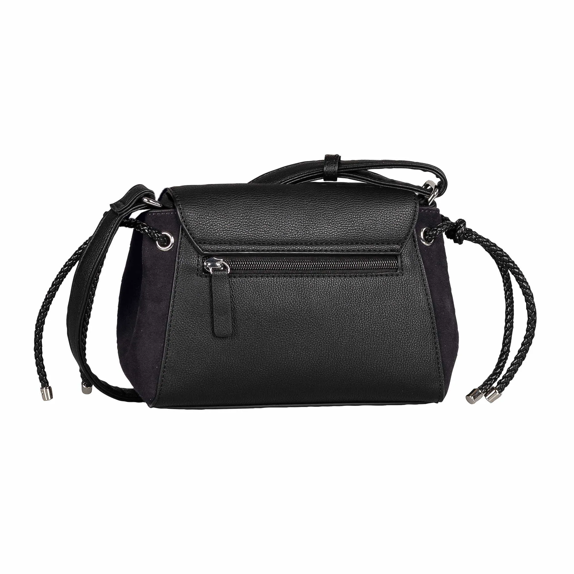 GABOR Handtasche mit Überschlag Schwarz Lederimitat GABOR Handtasche mit Überschlag Schwarz Lederimitat