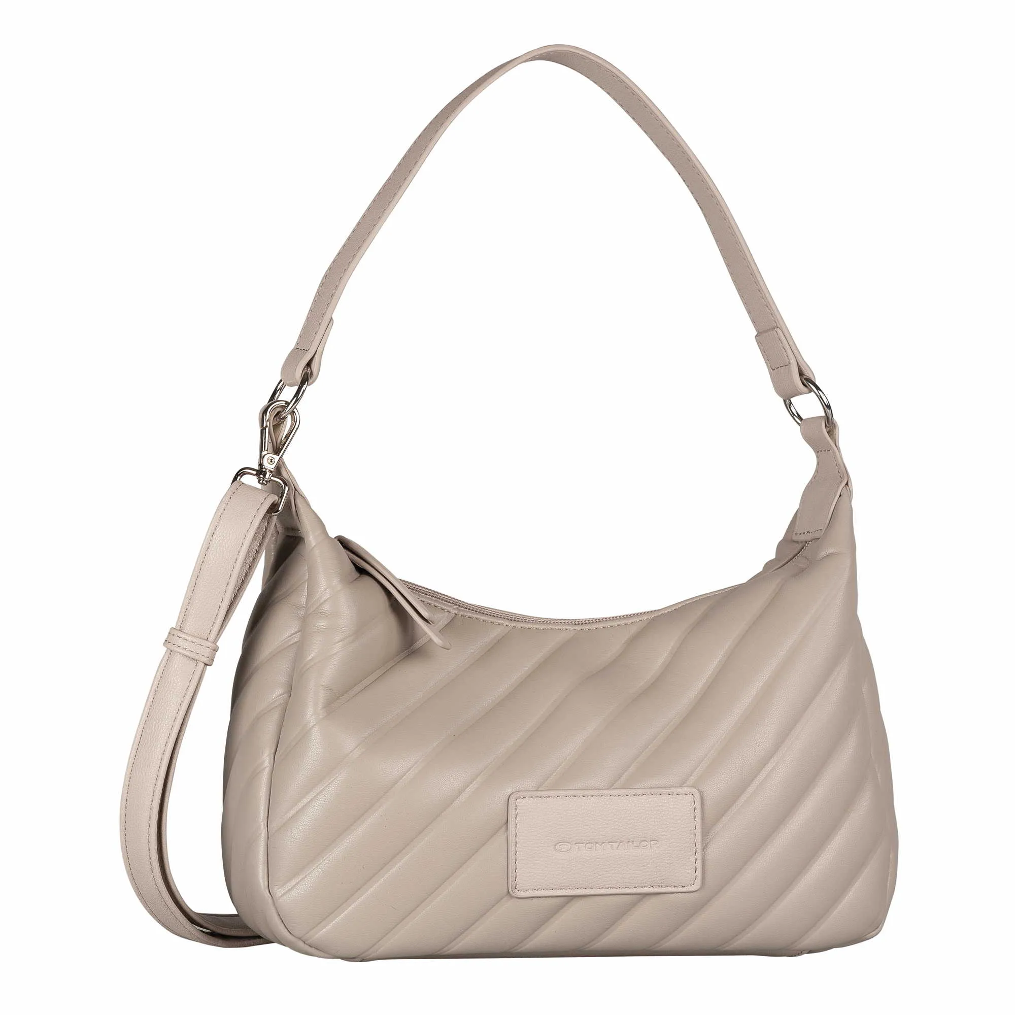 TOM TAILOR Henkeltasche Hellgrau Lederimitat TOM TAILOR Henkeltasche Hellgrau Lederimitat