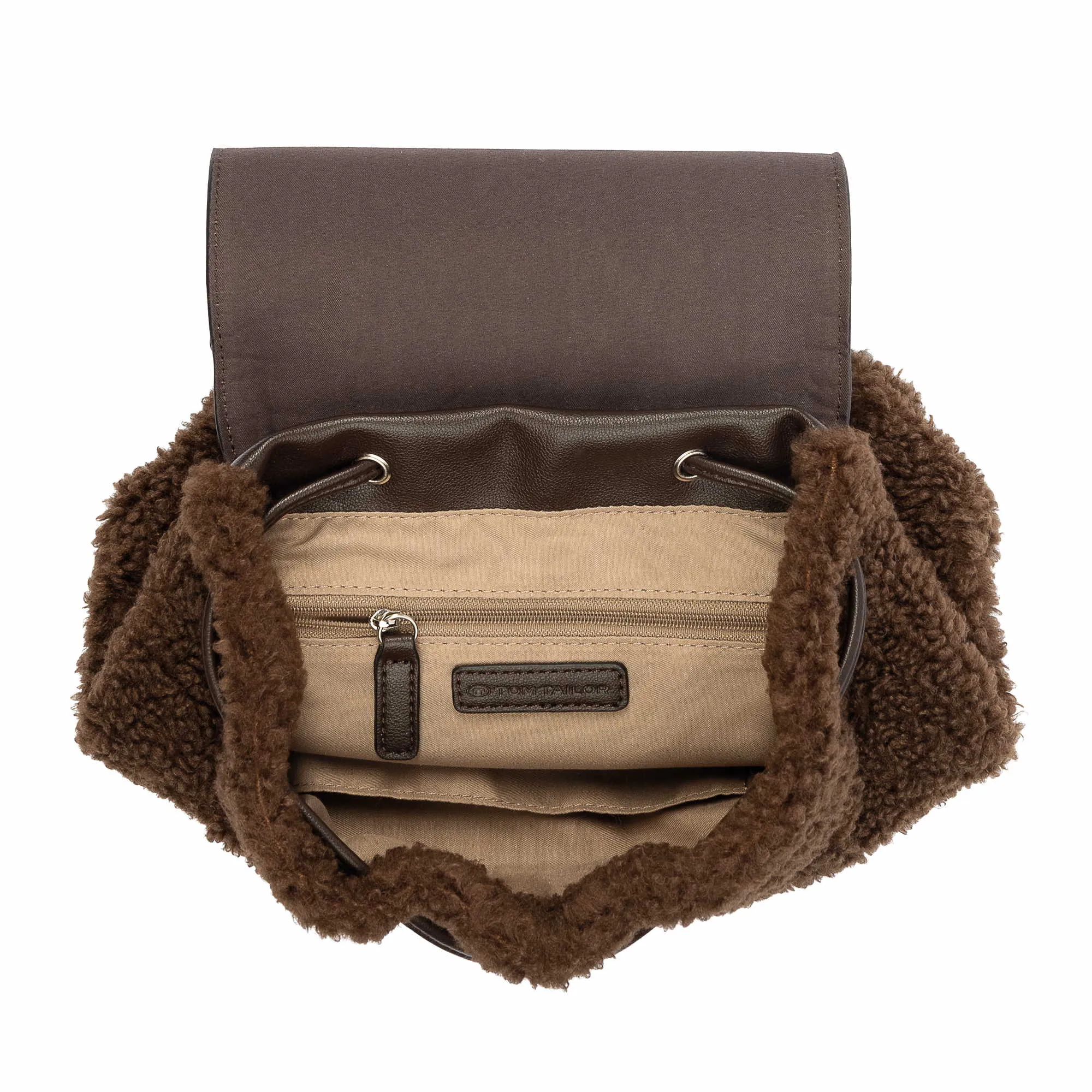 TOM TAILOR Rucksack Braun Textil TOM TAILOR Rucksack Braun Textil