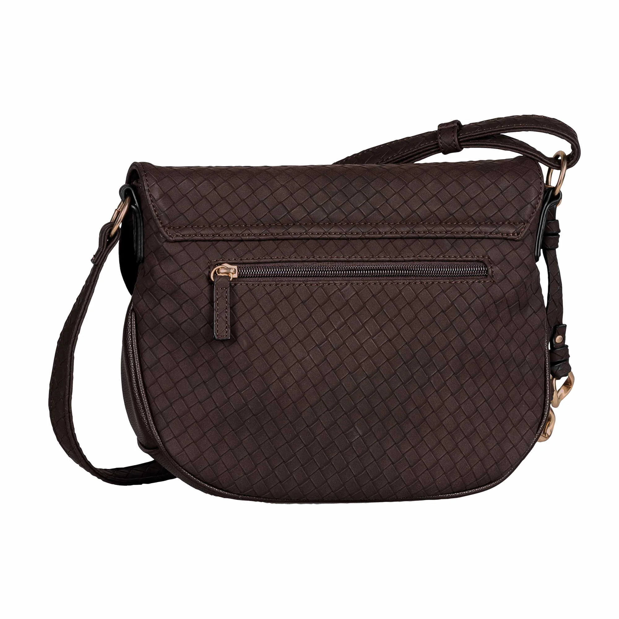 GABOR Handtasche mit Überschlag Braun Lederimitat GABOR Handtasche mit Überschlag Braun Lederimitat