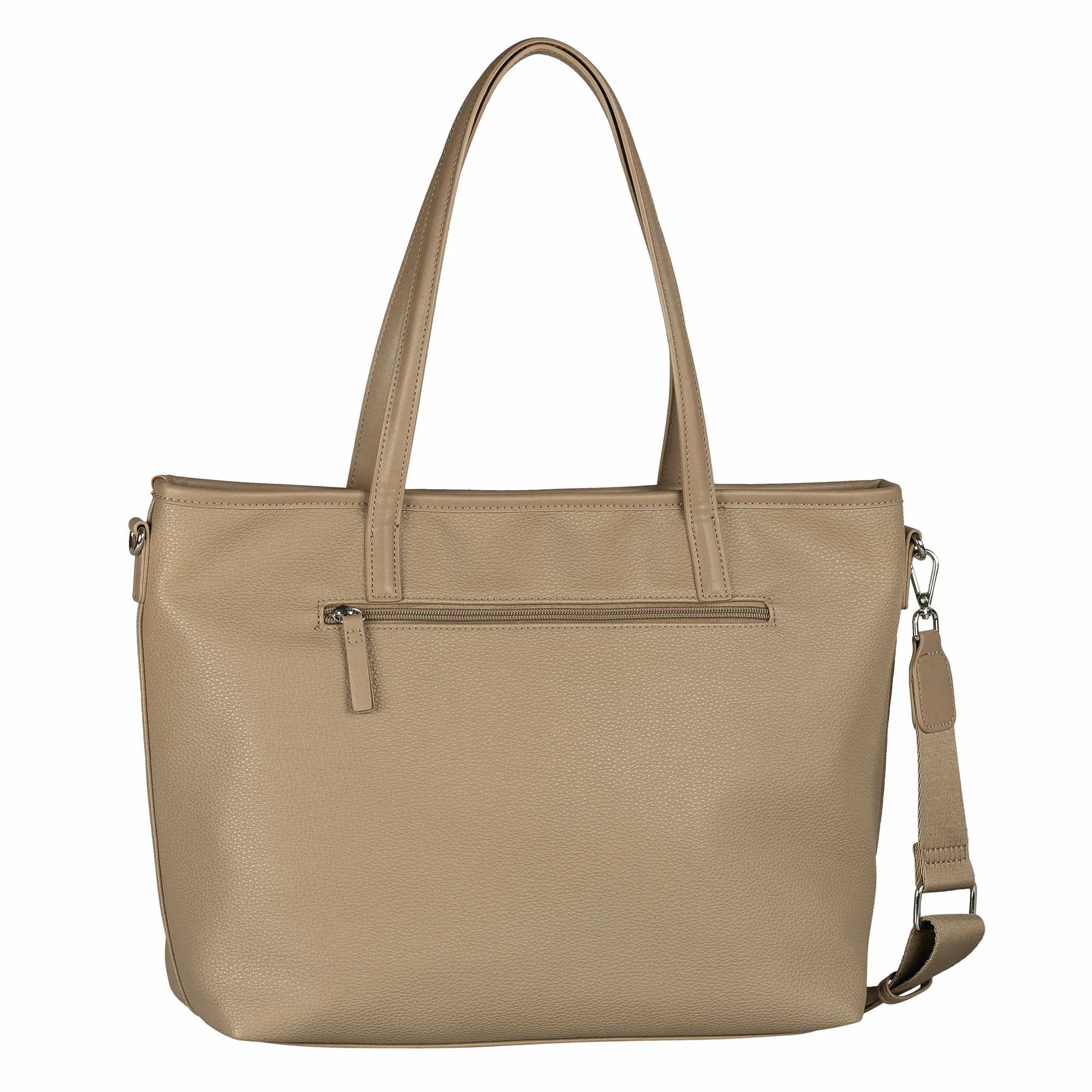 TOM TAILOR Shopper Taupe Lederimitat TOM TAILOR Shopper Taupe Lederimitat