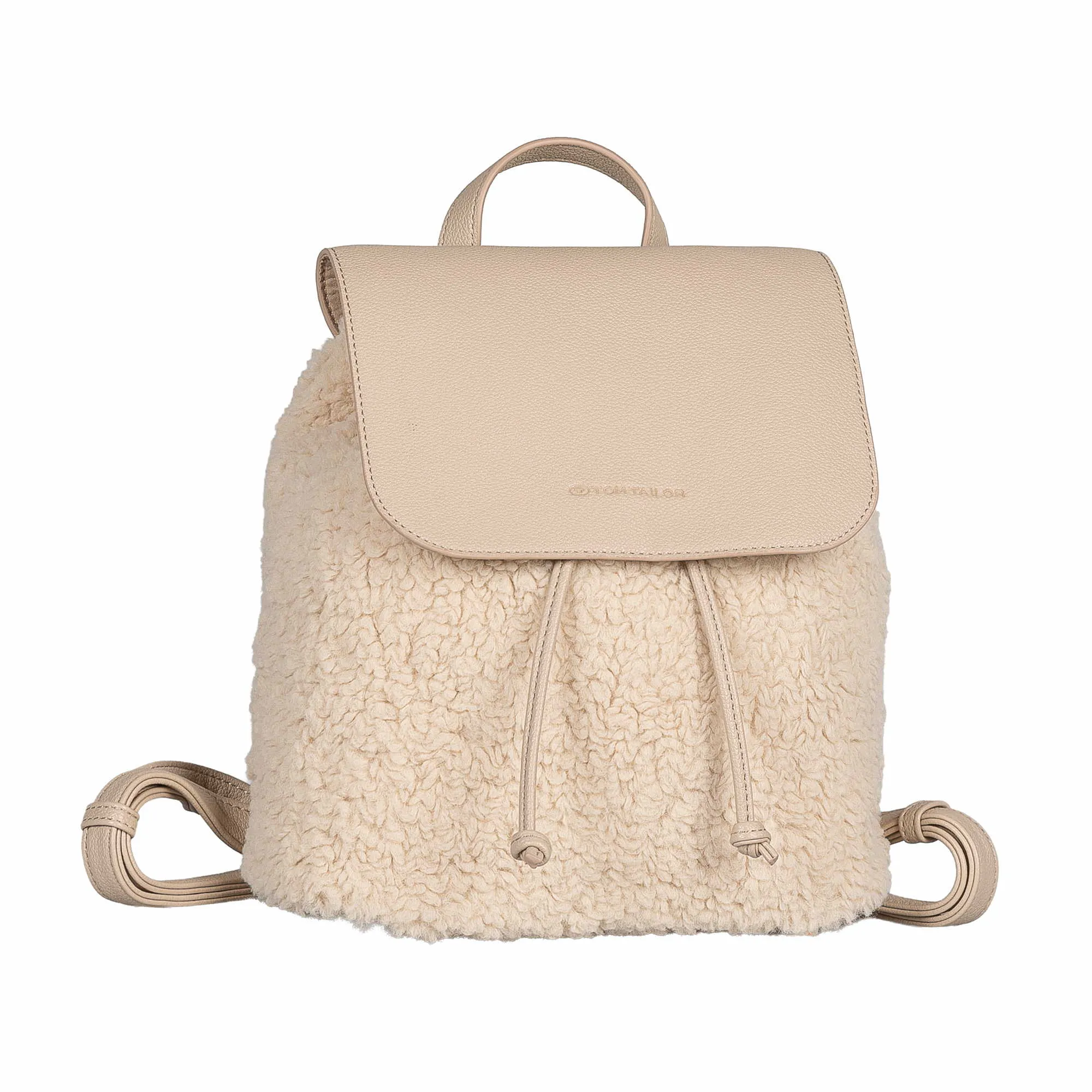 TOM TAILOR Rucksack Beige Textil TOM TAILOR Rucksack Beige Textil