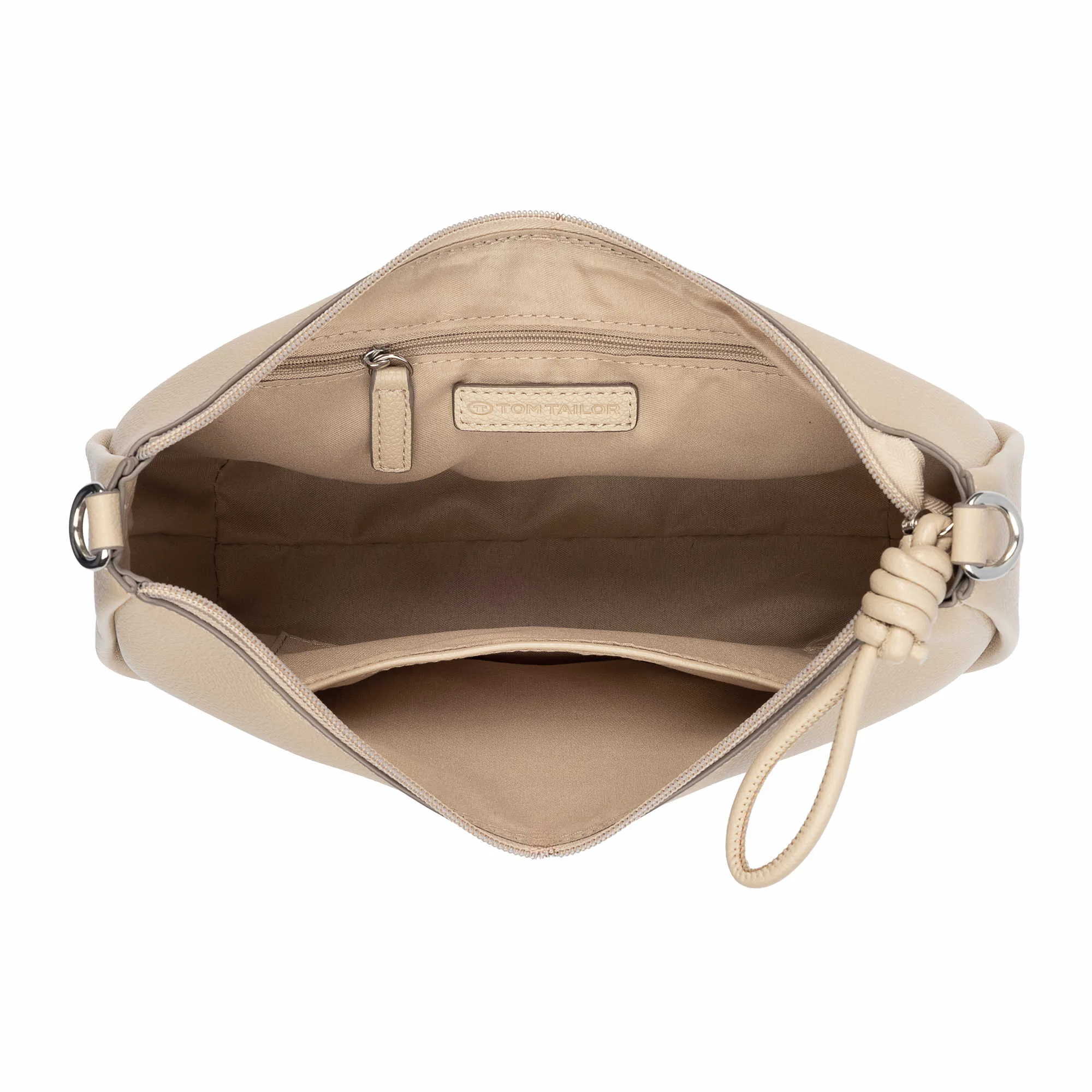 TOM TAILOR Gürteltasche / Bodybag Beige Lederimitat TOM TAILOR Gürteltasche / Bodybag Beige Lederimitat
