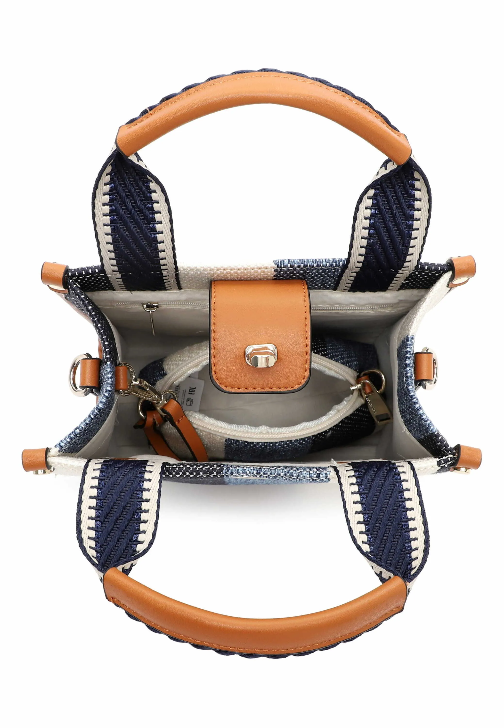 EMILY & NOAH Sommertasche Blau Textil EMILY & NOAH Sommertasche Blau Textil