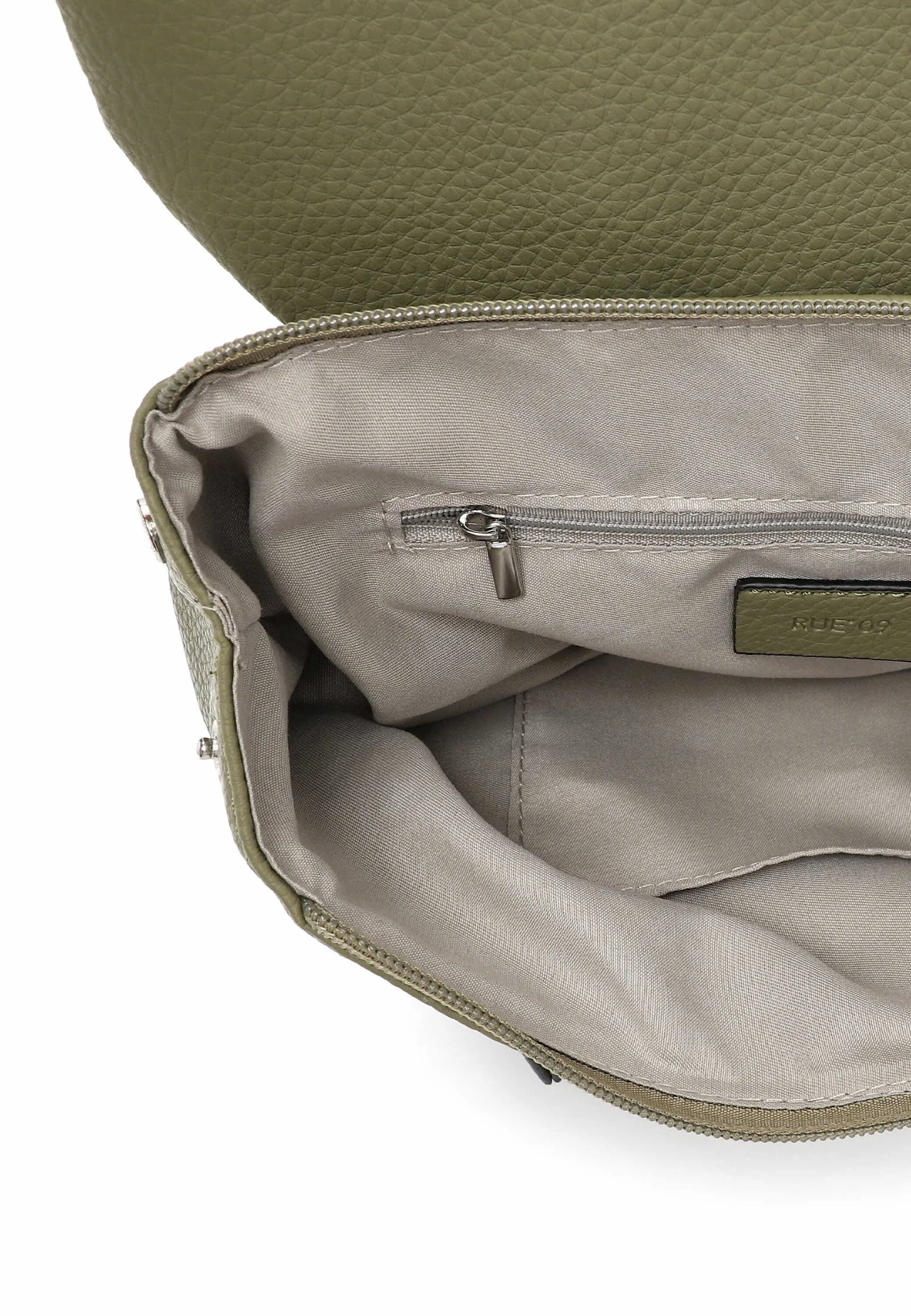RUE68 Rucksack Khaki Lederimitat RUE68 Rucksack Khaki Lederimitat