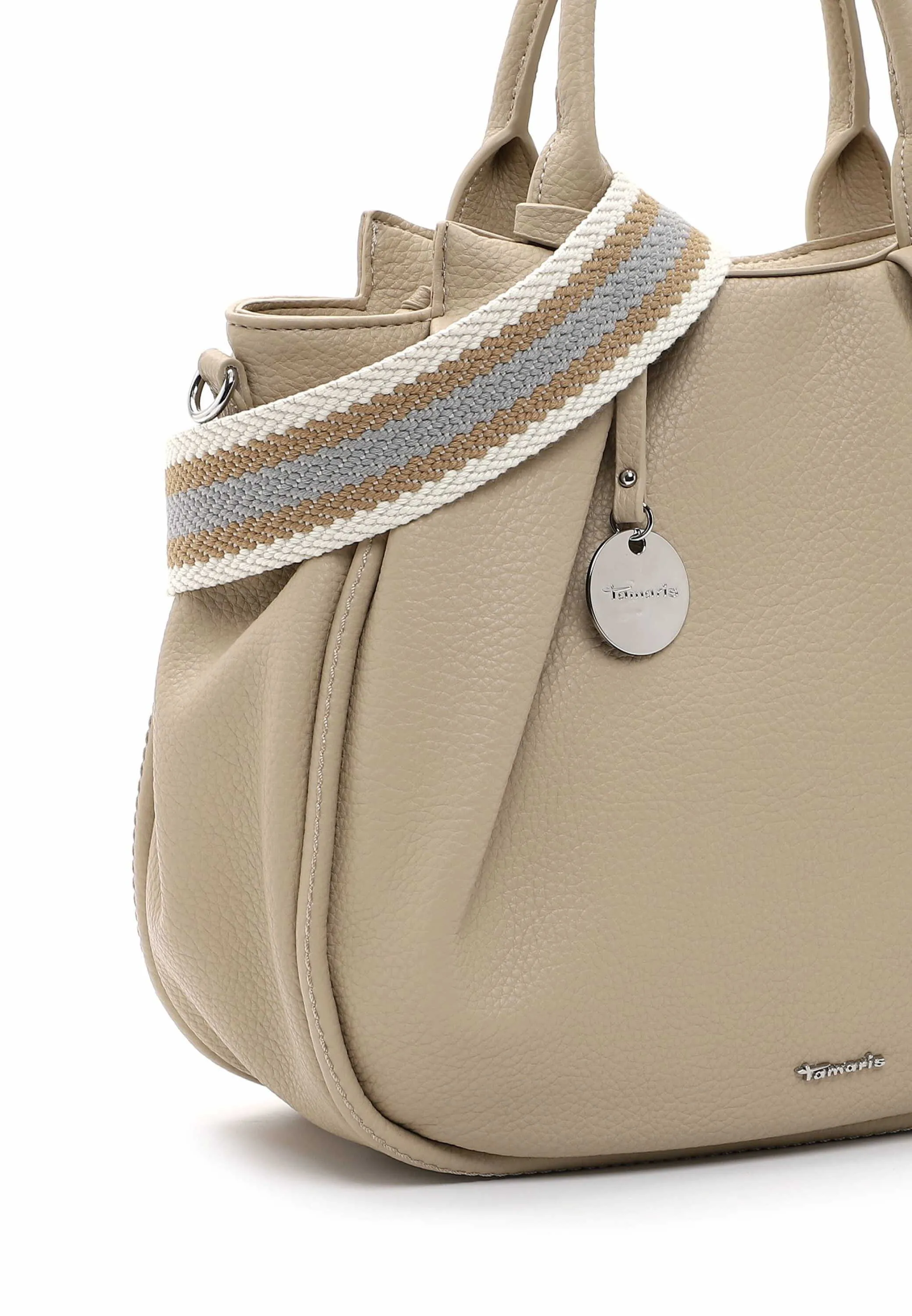 TAMARIS Henkeltasche Beige Lederimitat TAMARIS Henkeltasche Beige Lederimitat