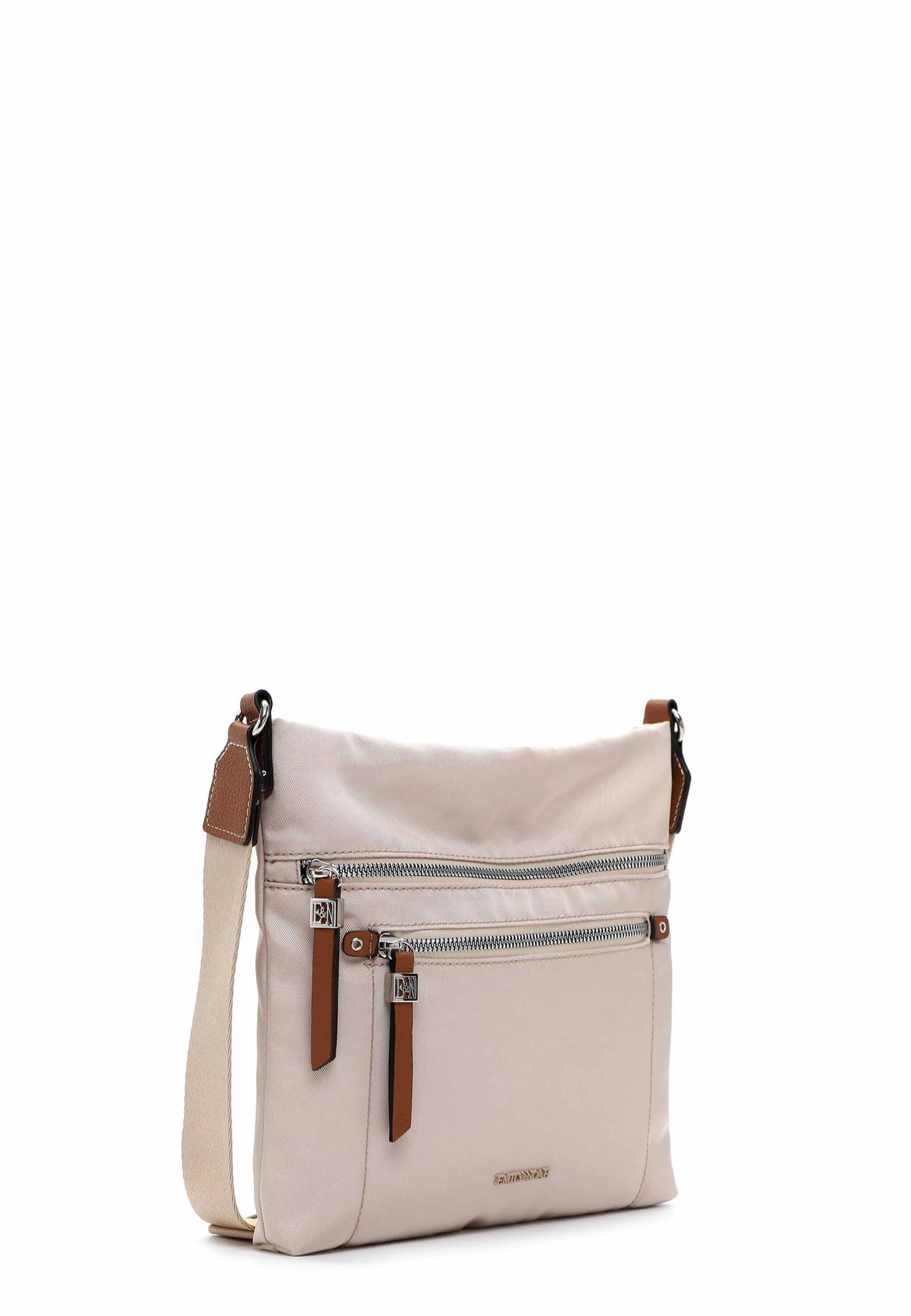 EMILY & NOAH Umhängetasche Beige Textil EMILY & NOAH Umhängetasche Beige Textil
