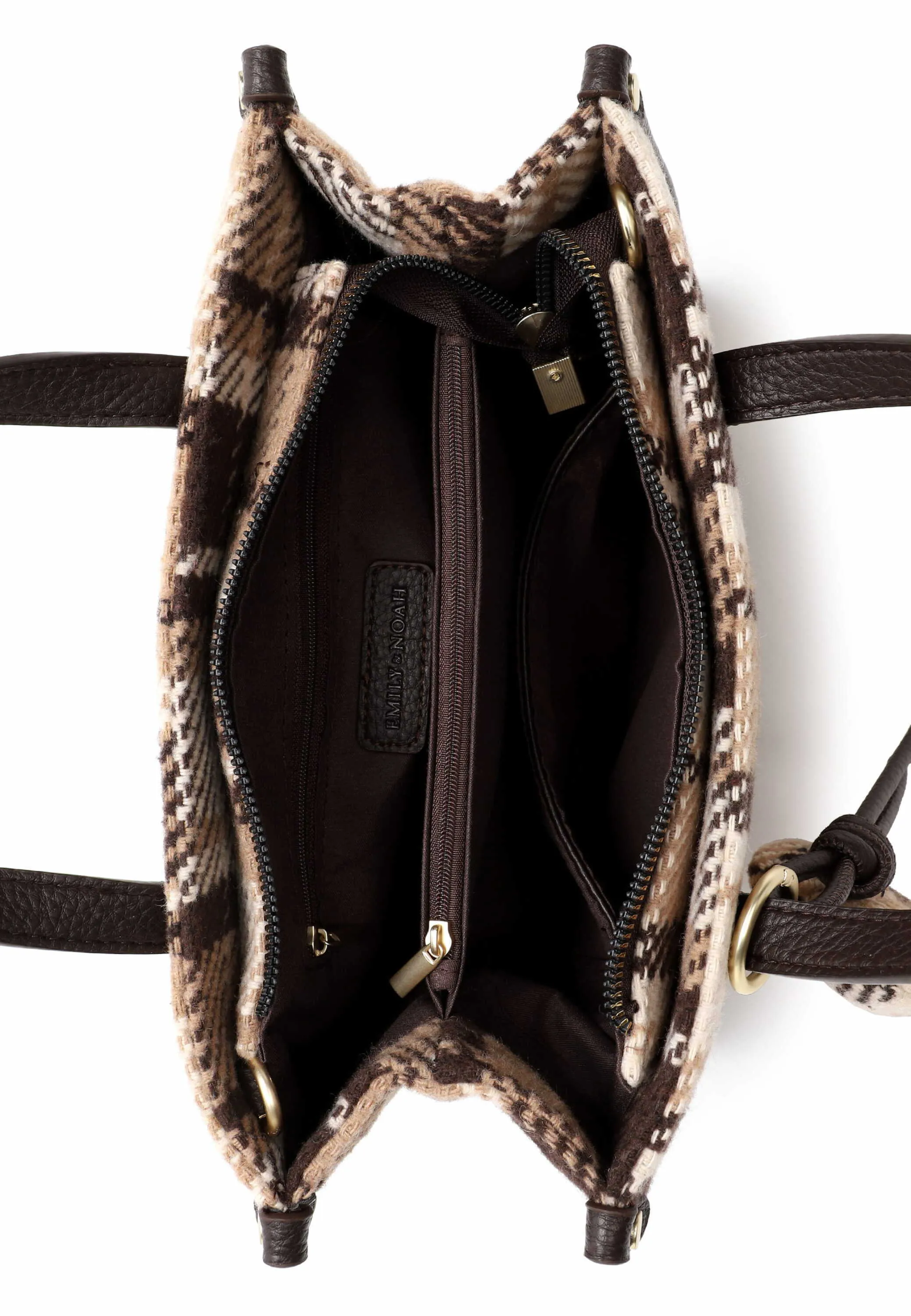 EMILY & NOAH Wintertasche Braun Textil EMILY & NOAH Wintertasche Braun Textil