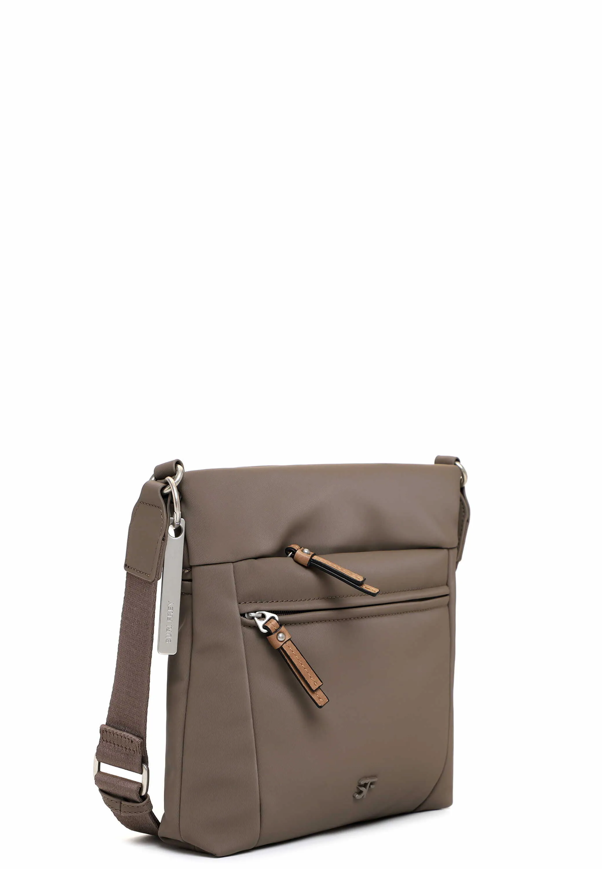 SURI FREY Crossover Taupe Lederimitat 