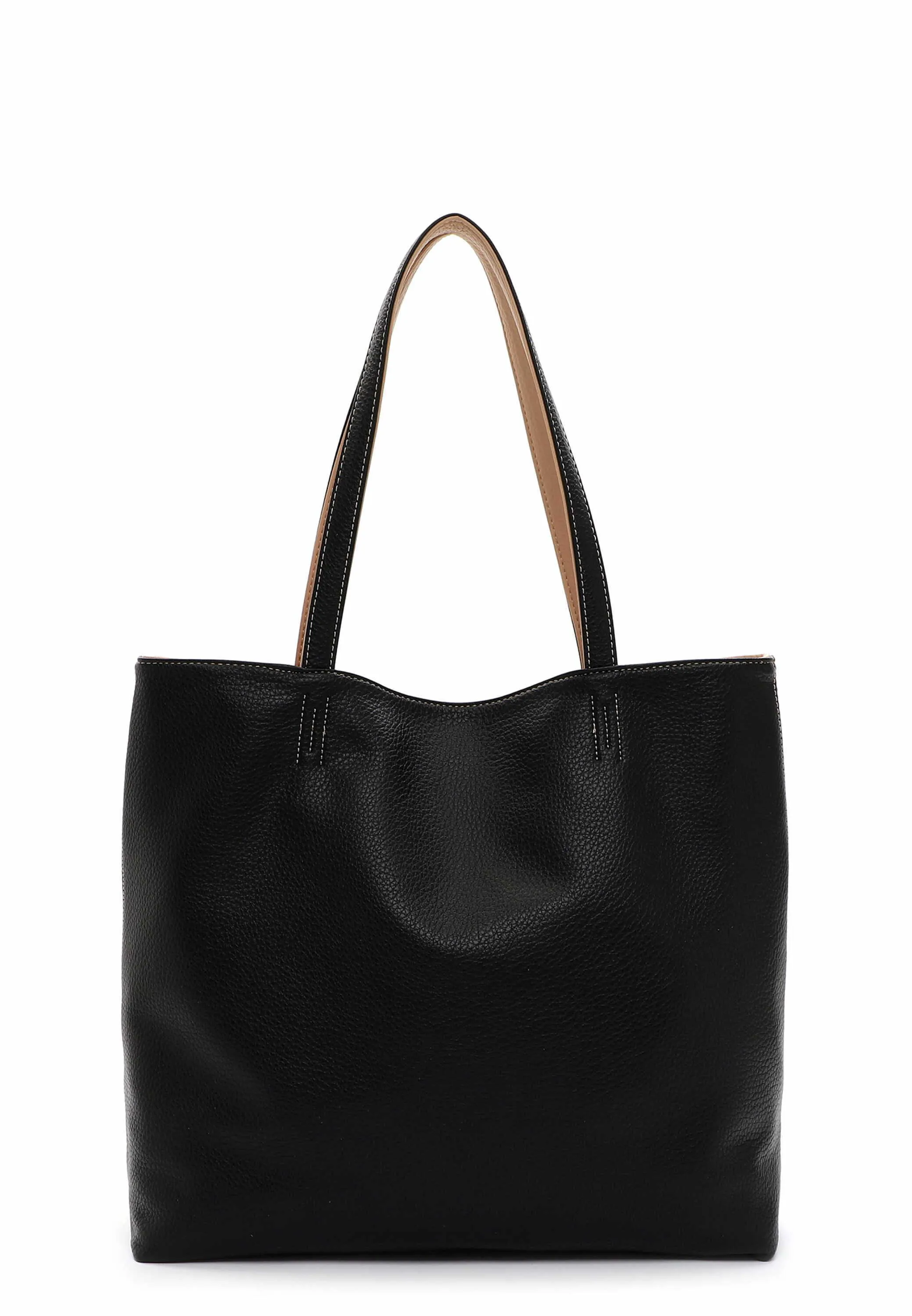 EMILY & NOAH mit Bag in Bag Shopper Schwarz Lederimitat EMILY & NOAH mit Bag in Bag Shopper Schwarz Lederimitat