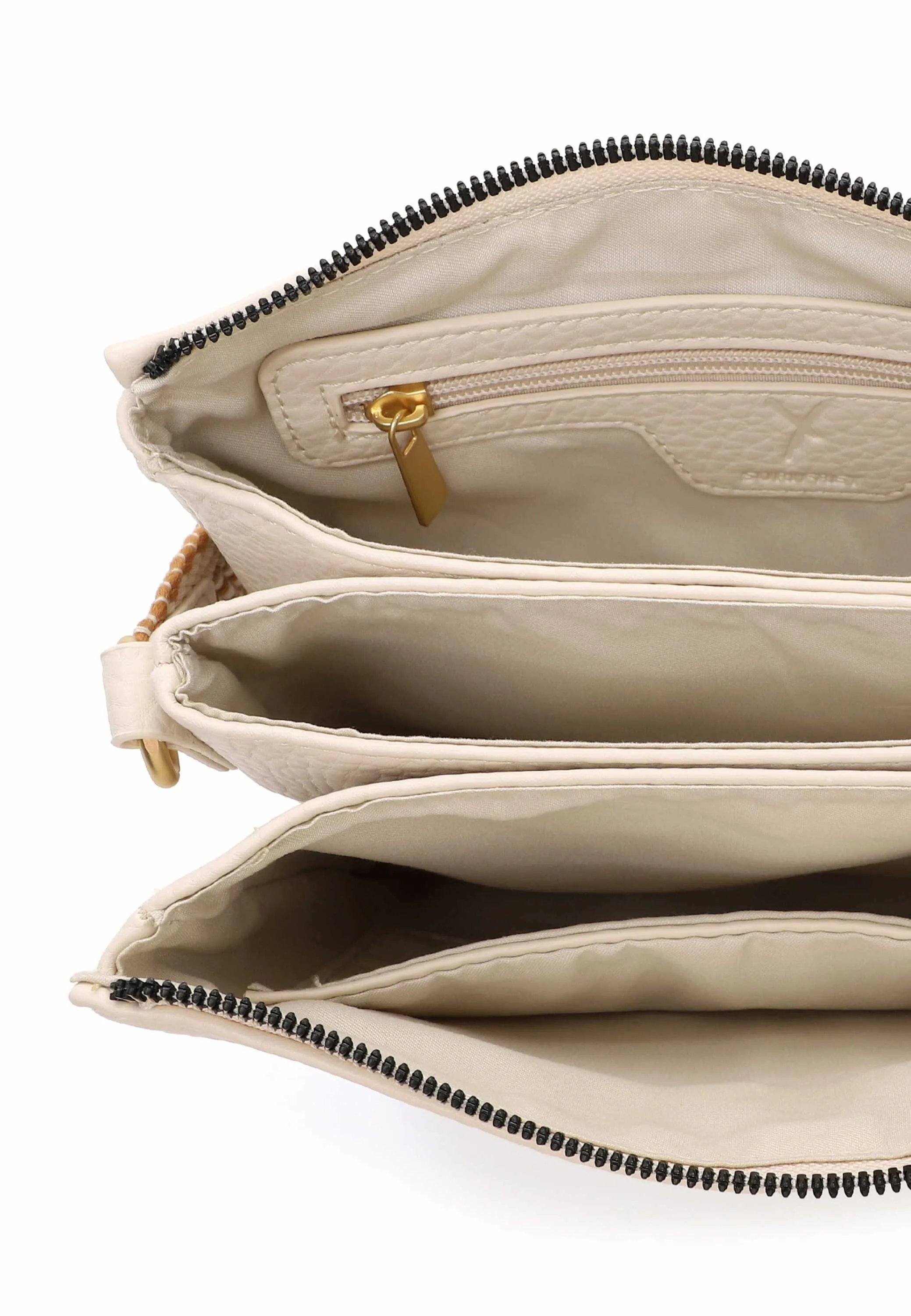 SURI FREY Umhängetasche Beige Lederimitat SURI FREY Umhängetasche Beige Lederimitat