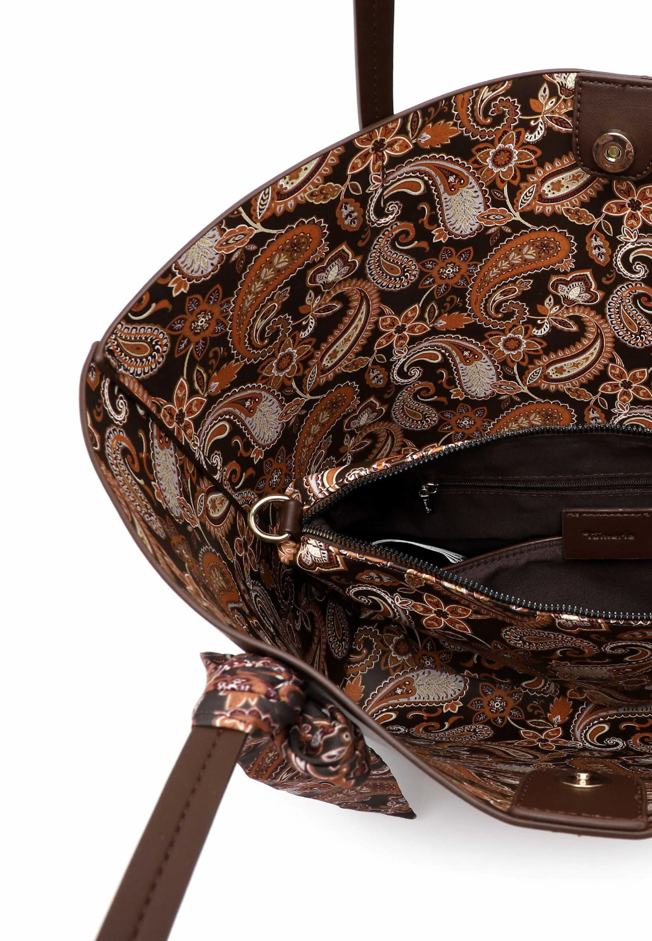 TAMARIS Shopper Braun Lederimitat 