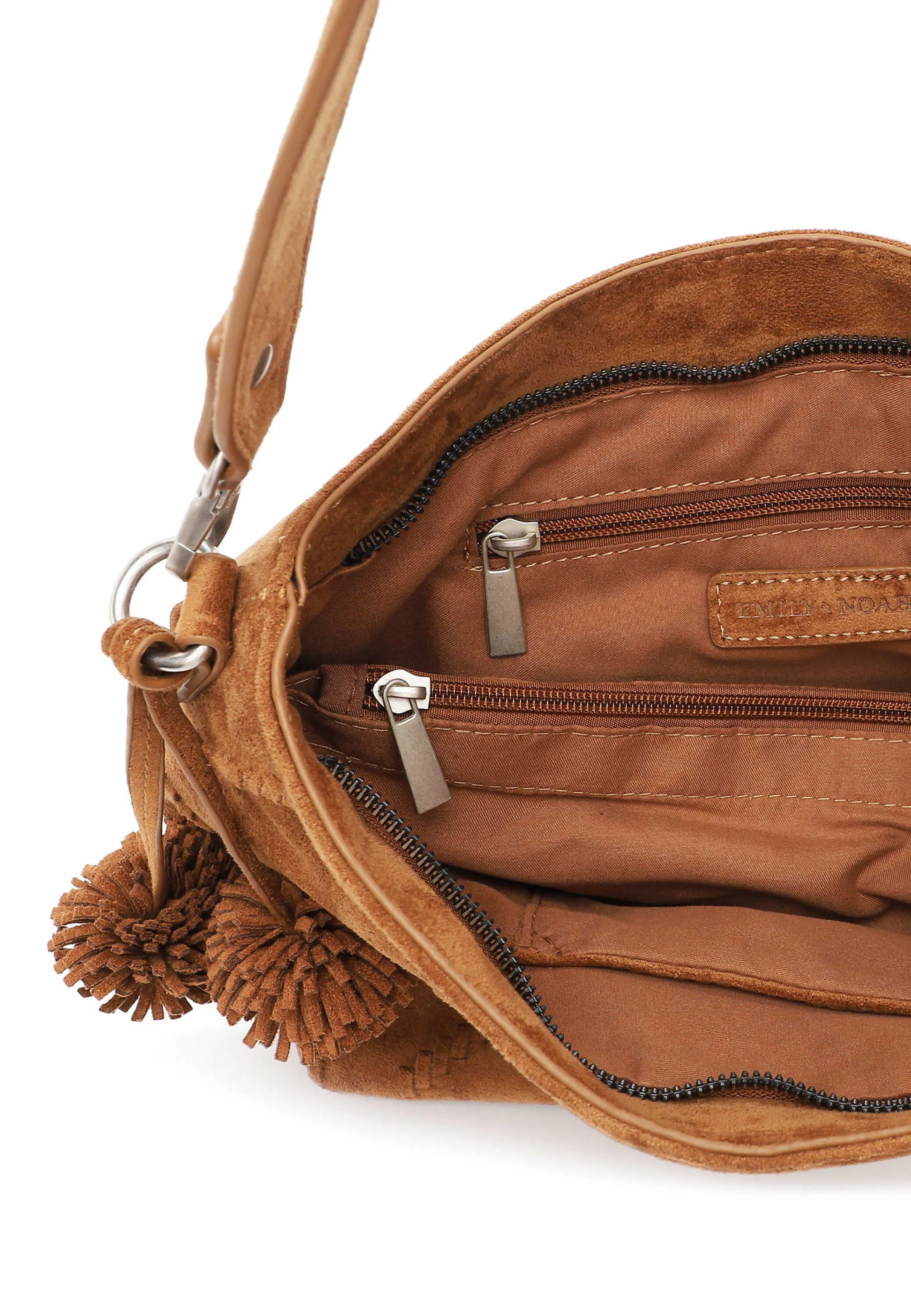 EMILY & NOAH Beuteltasche Cognac Lederimitat EMILY & NOAH Beuteltasche Cognac Lederimitat