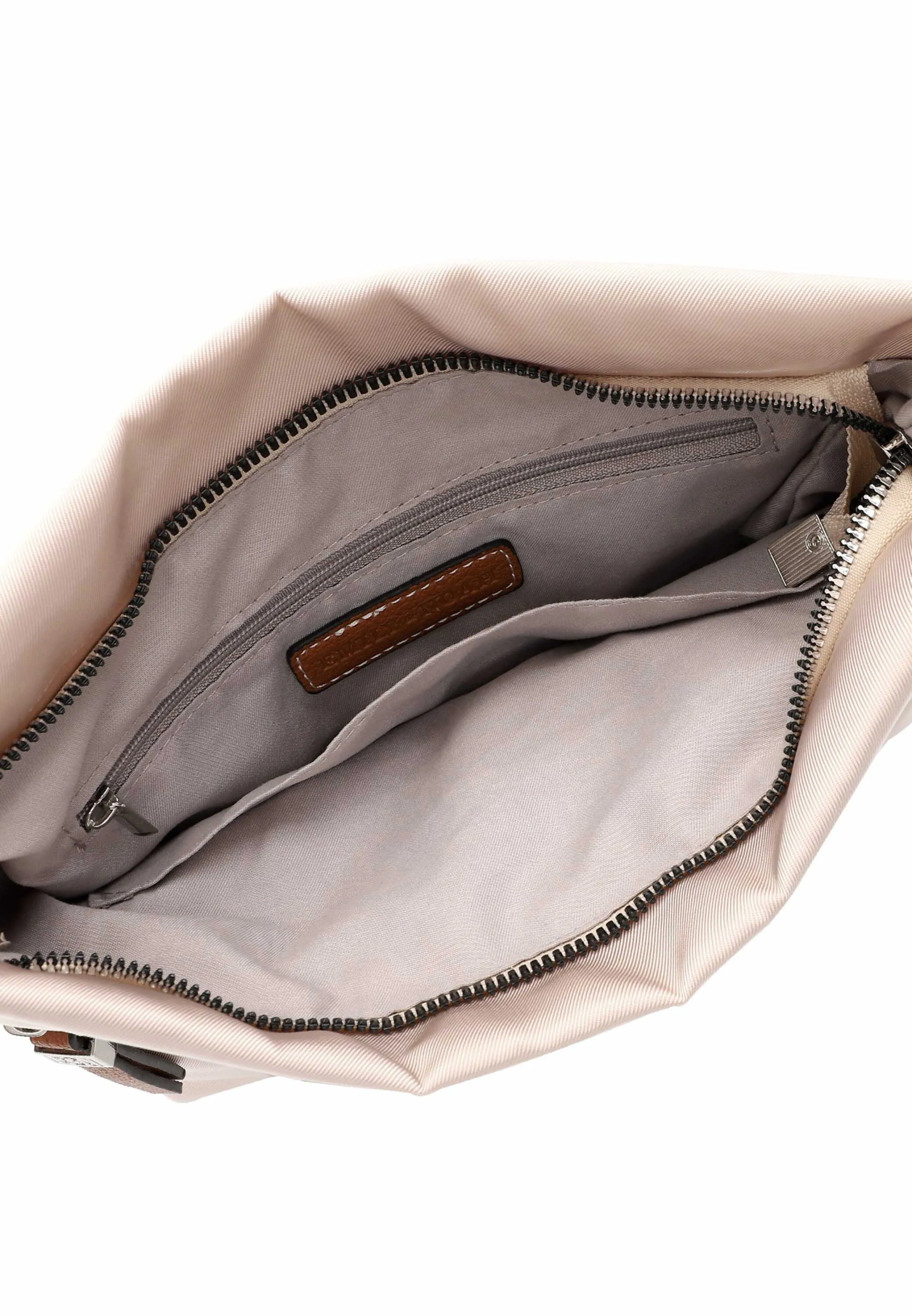 EMILY & NOAH Umhängetasche Beige Textil EMILY & NOAH Umhängetasche Beige Textil