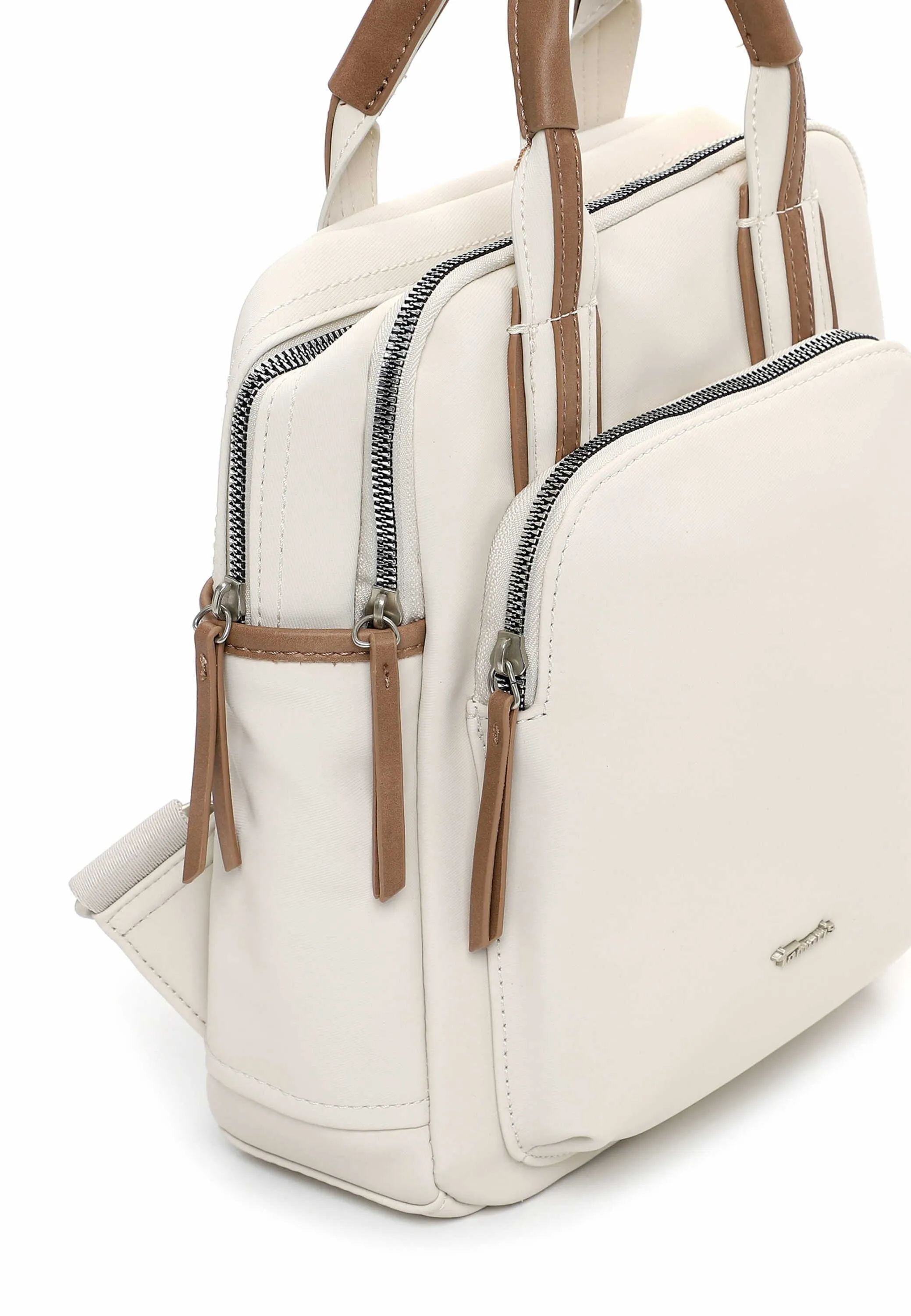 TAMARIS Rucksack Offwhite Lederimitat TAMARIS Rucksack Offwhite Lederimitat