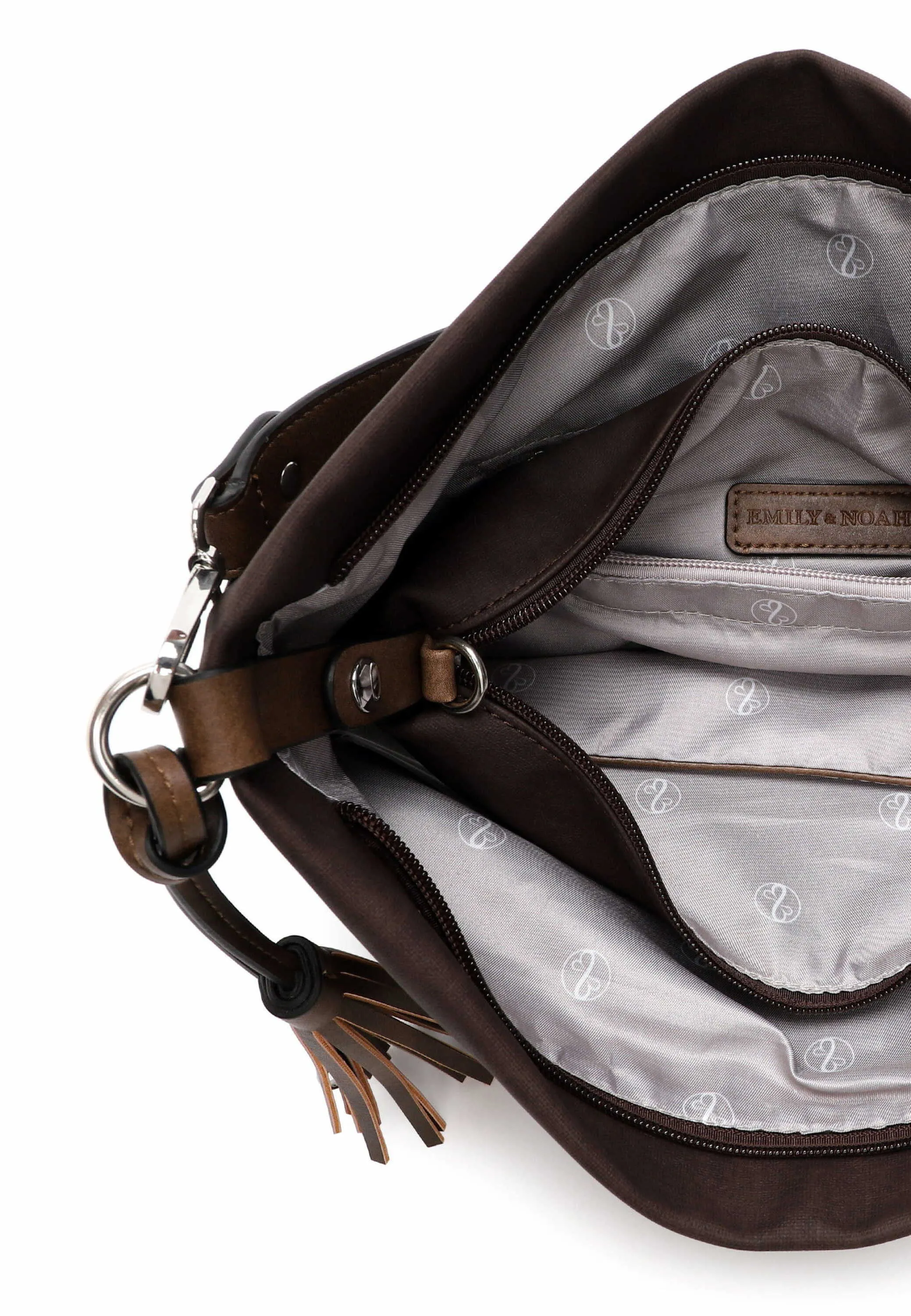 EMILY & NOAH mit Bag in Bag Beuteltasche Braun Lederimitat EMILY & NOAH mit Bag in Bag Beuteltasche Braun Lederimitat