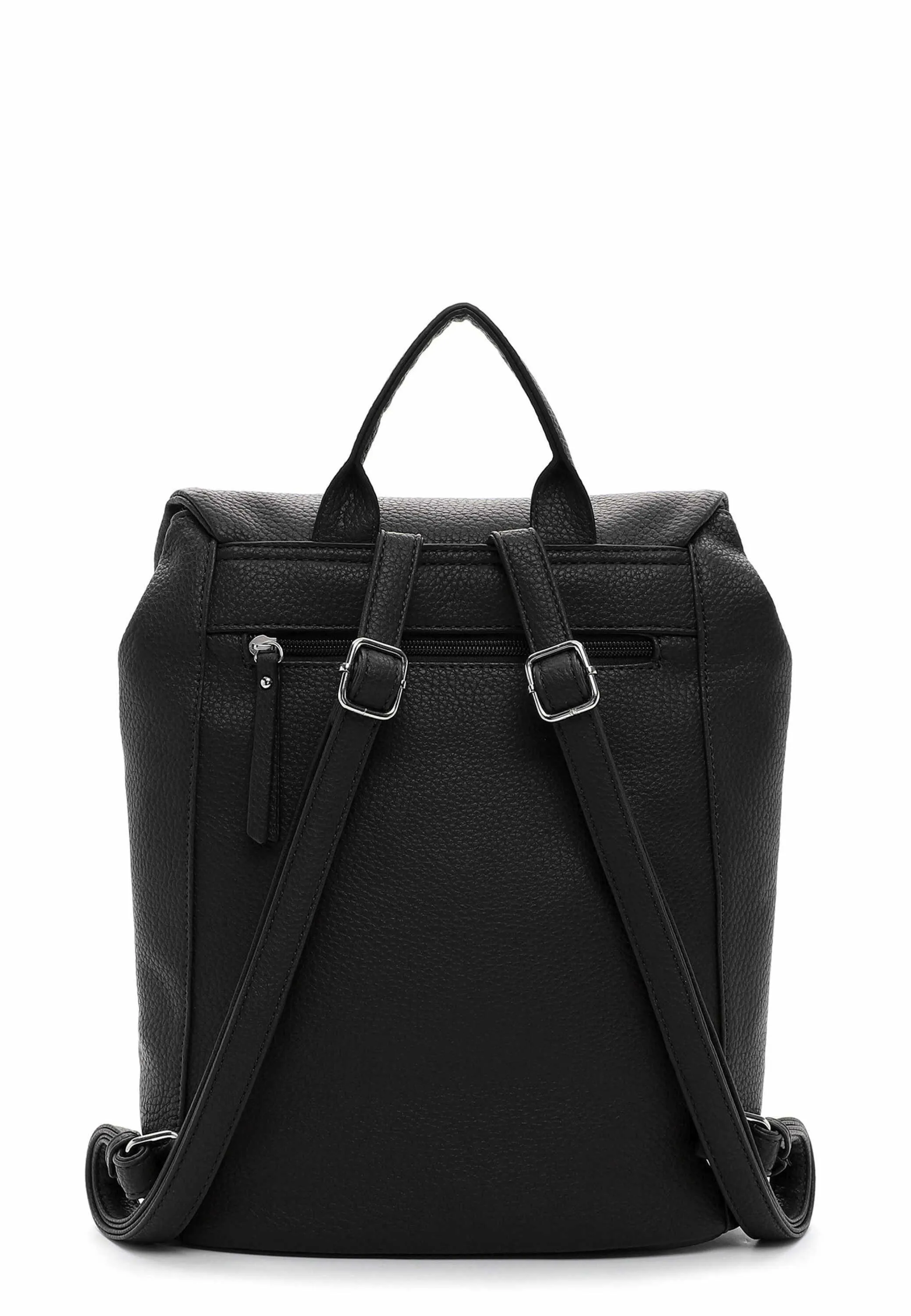 RUE68 Rucksack Schwarz Lederimitat 