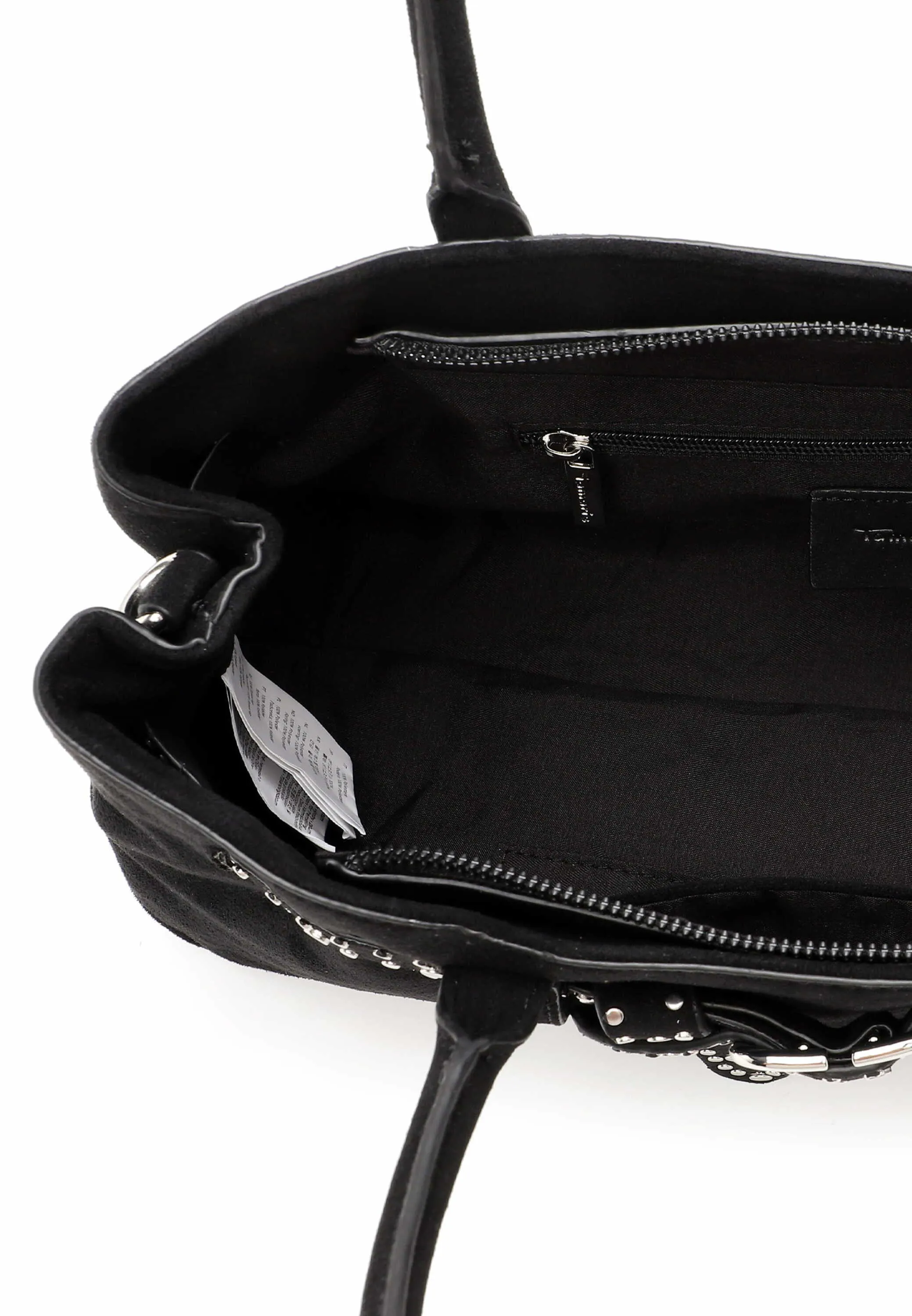 TAMARIS Shopper Schwarz Lederimitat 