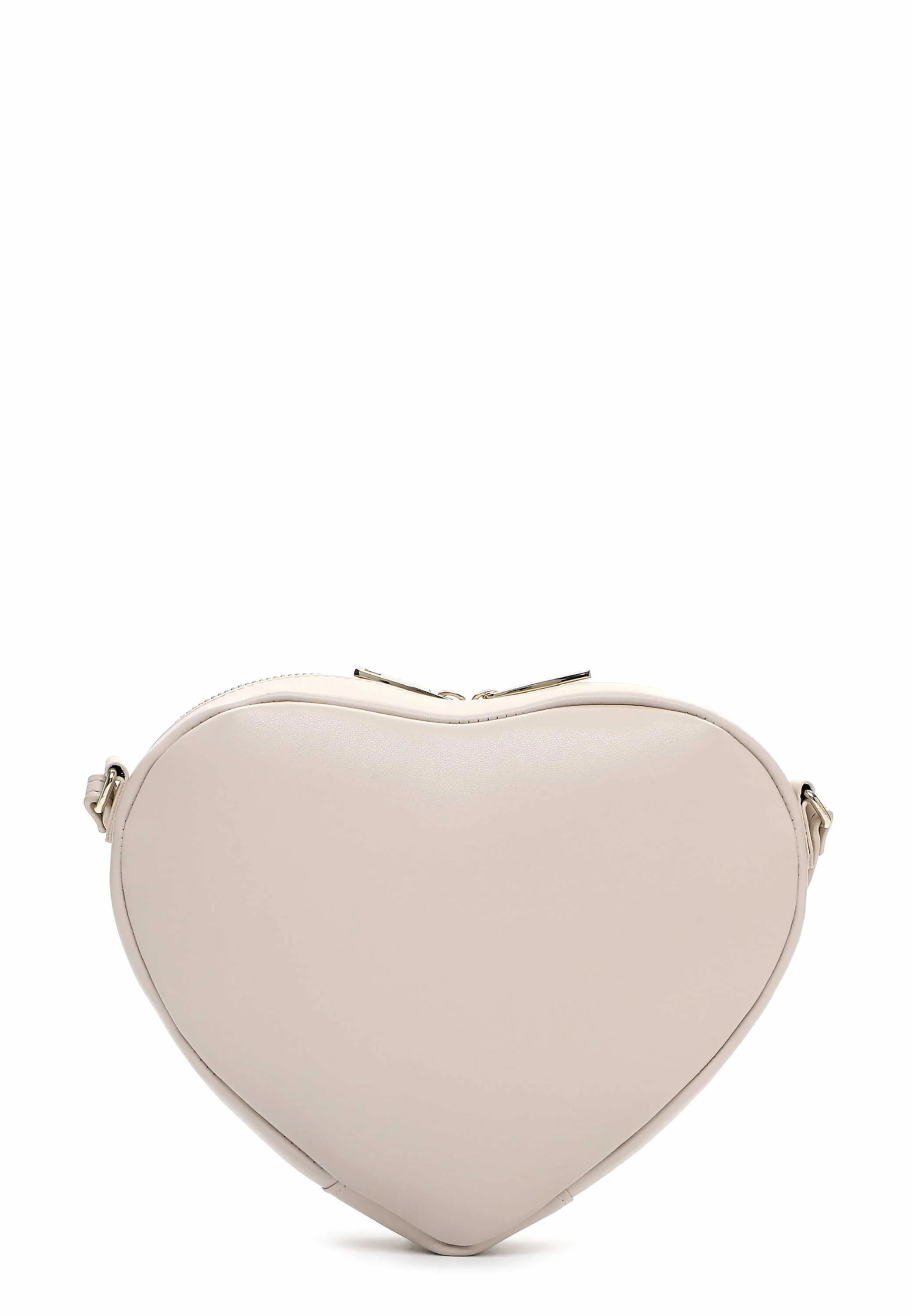 EMILY & NOAH Clutch / Abendtasche Beige Lederimitat 