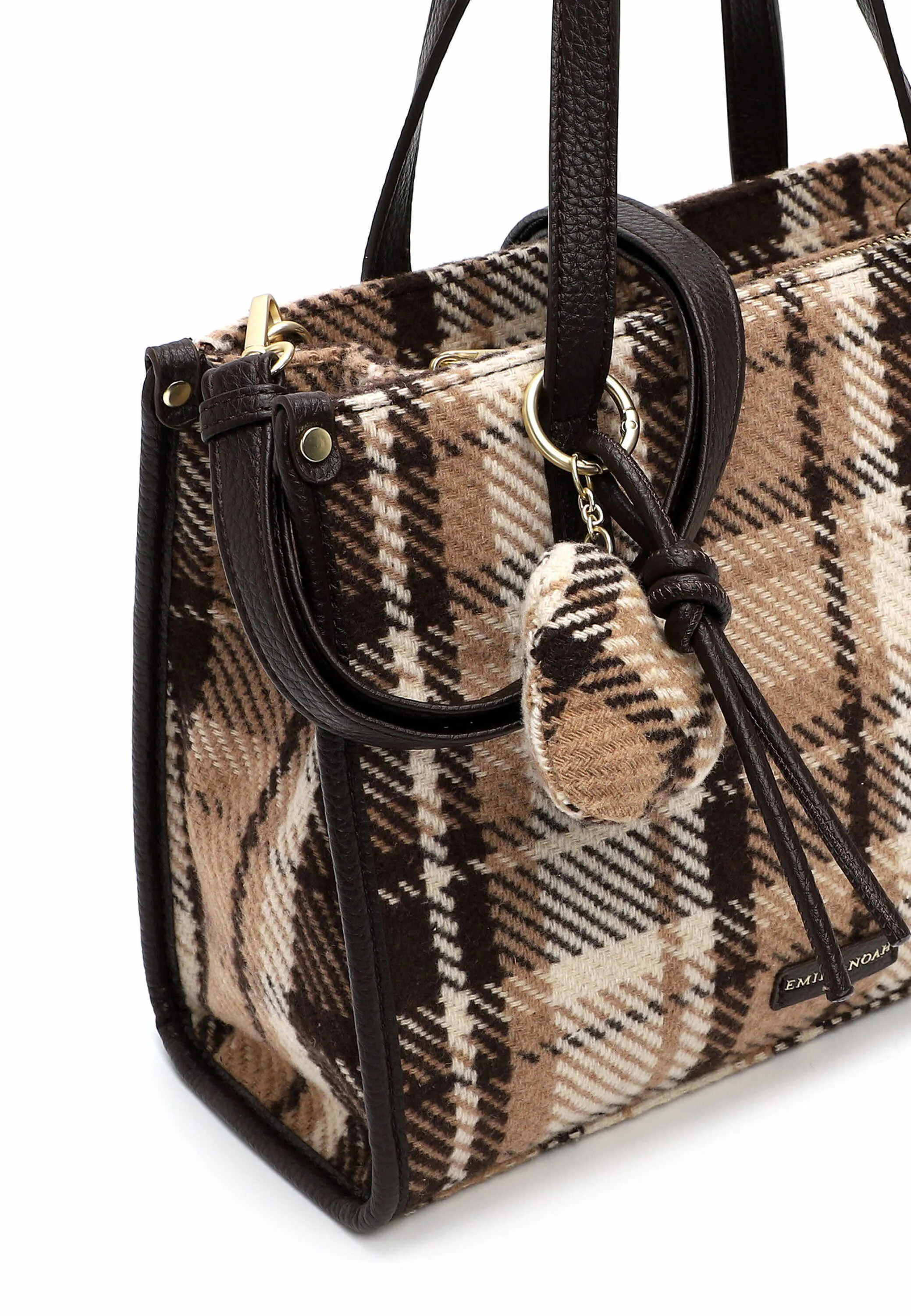 EMILY & NOAH Wintertasche Braun Textil EMILY & NOAH Wintertasche Braun Textil