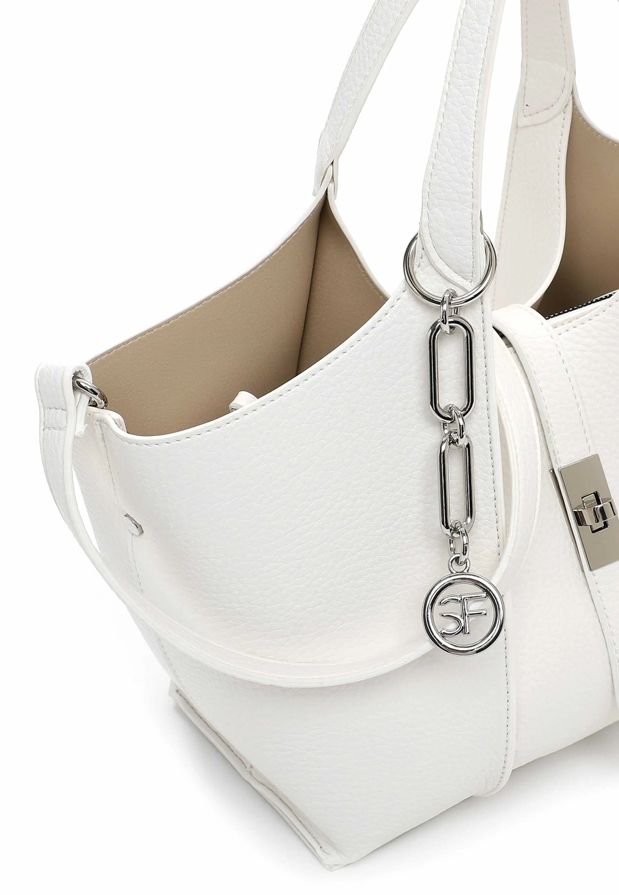 SURI FREY Shopper Weiss Lederimitat SURI FREY Shopper Weiss Lederimitat