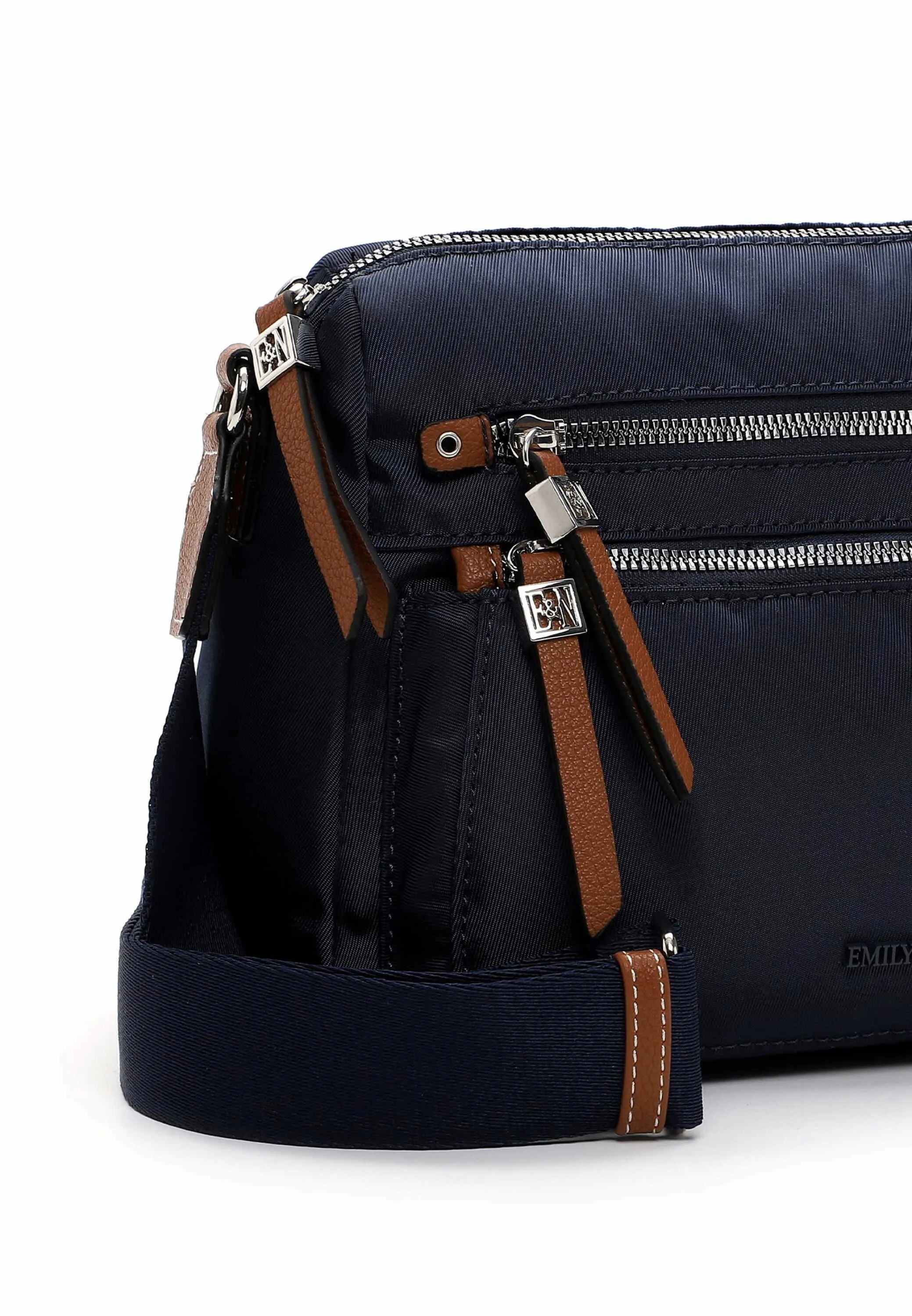 EMILY & NOAH Umhängetasche Blau Textil EMILY & NOAH Umhängetasche Blau Textil