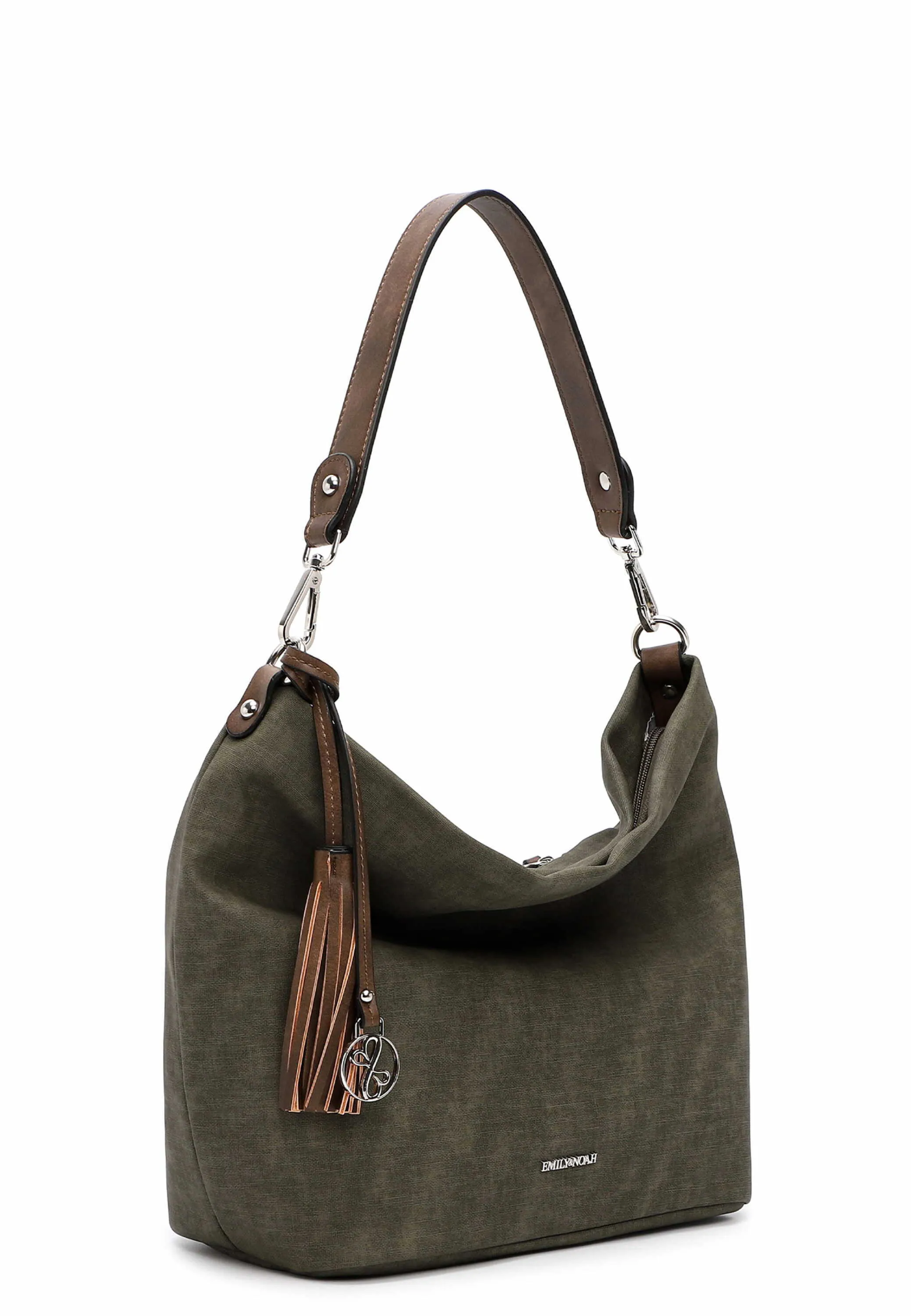 EMILY & NOAH mit Bag in Bag Beuteltasche Olive Lederimitat EMILY & NOAH mit Bag in Bag Beuteltasche Olive Lederimitat