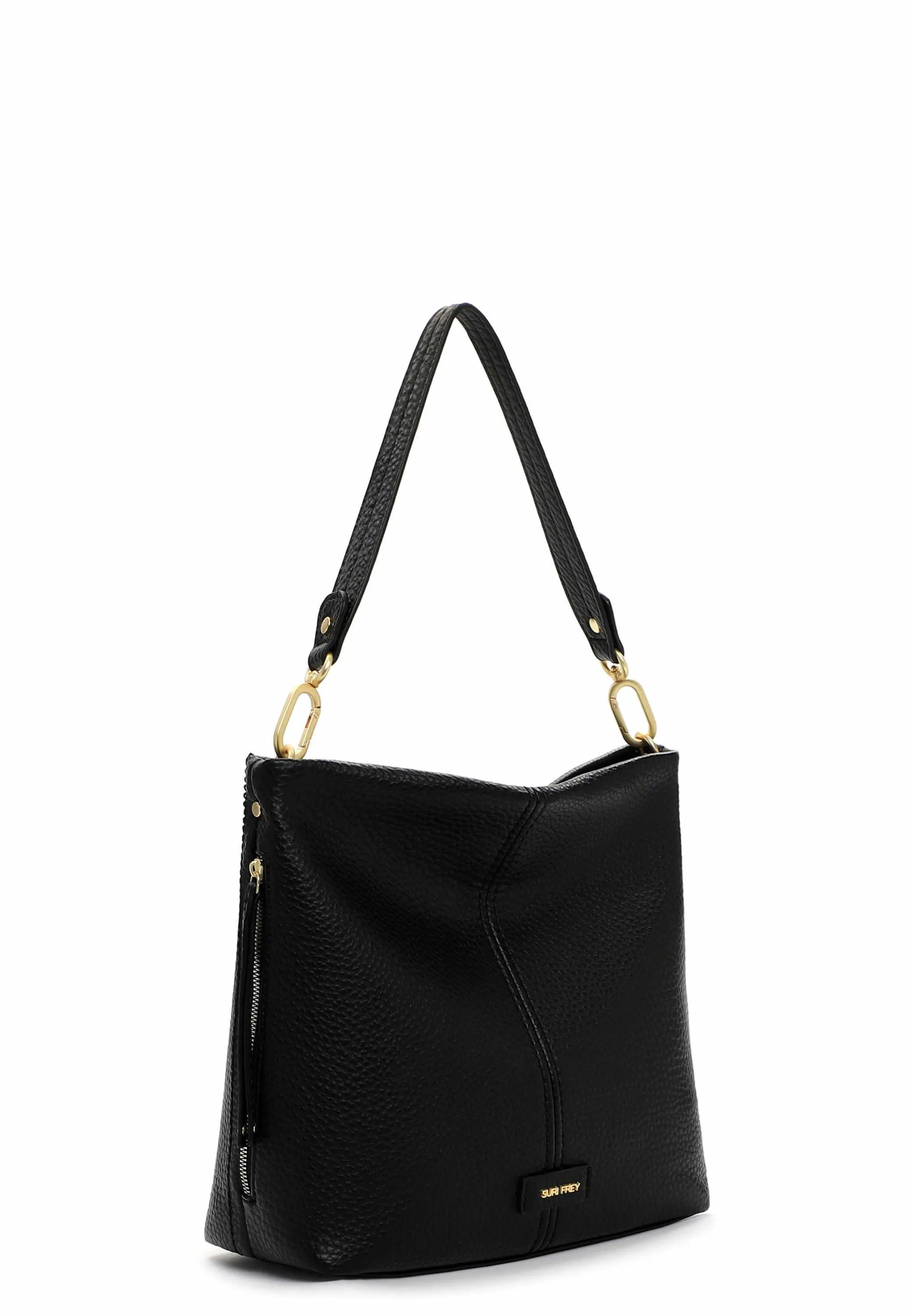 SURI FREY Umhängetasche Schwarz Lederimitat 