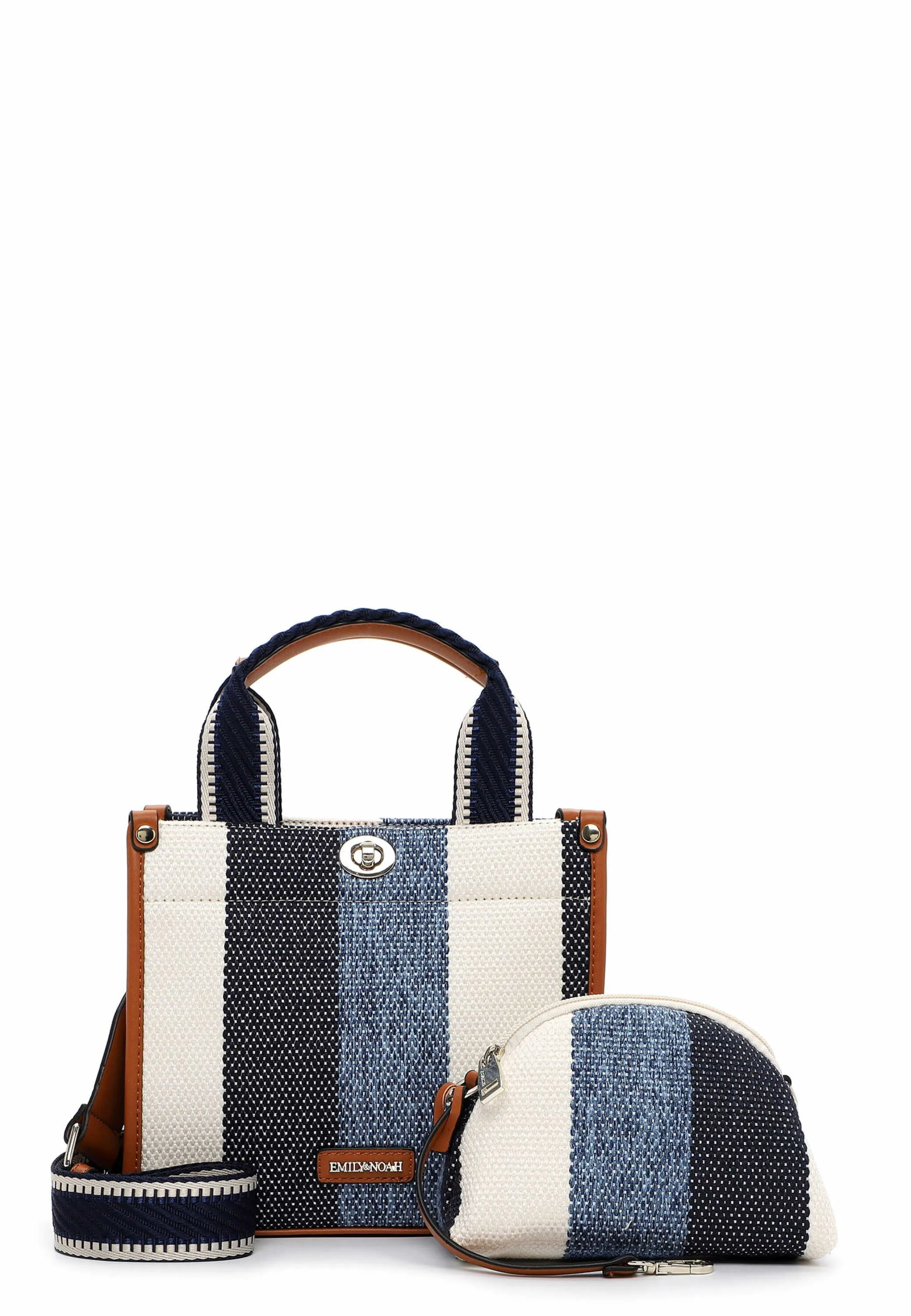 EMILY & NOAH Sommertasche Blau Textil EMILY & NOAH Sommertasche Blau Textil