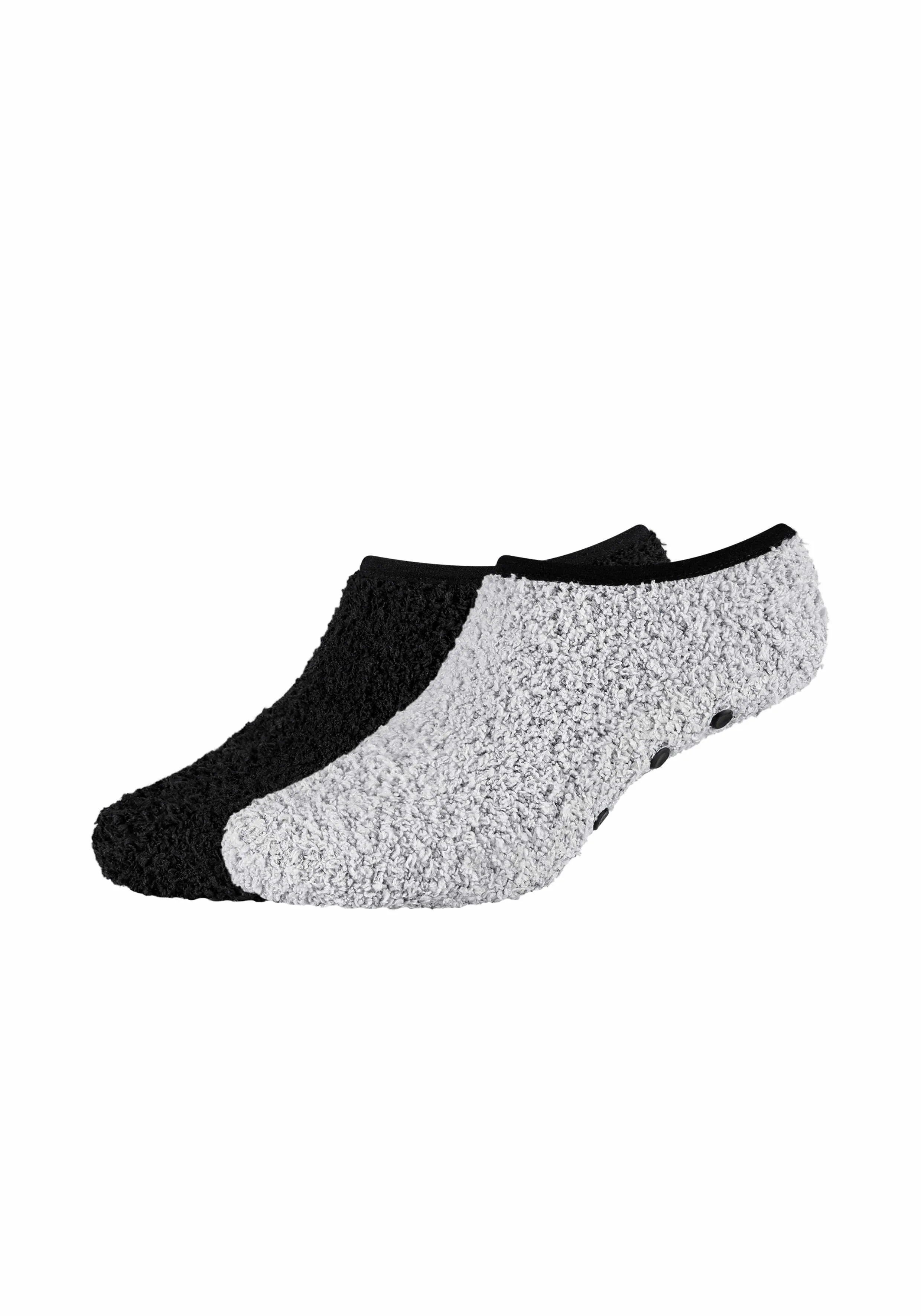 CAMANO Sneaker ABS 2-ER P. Antirutsch-Socken Schwarz Textil CAMANO Sneaker ABS 2-ER P. Antirutsch-Socken Schwarz Textil