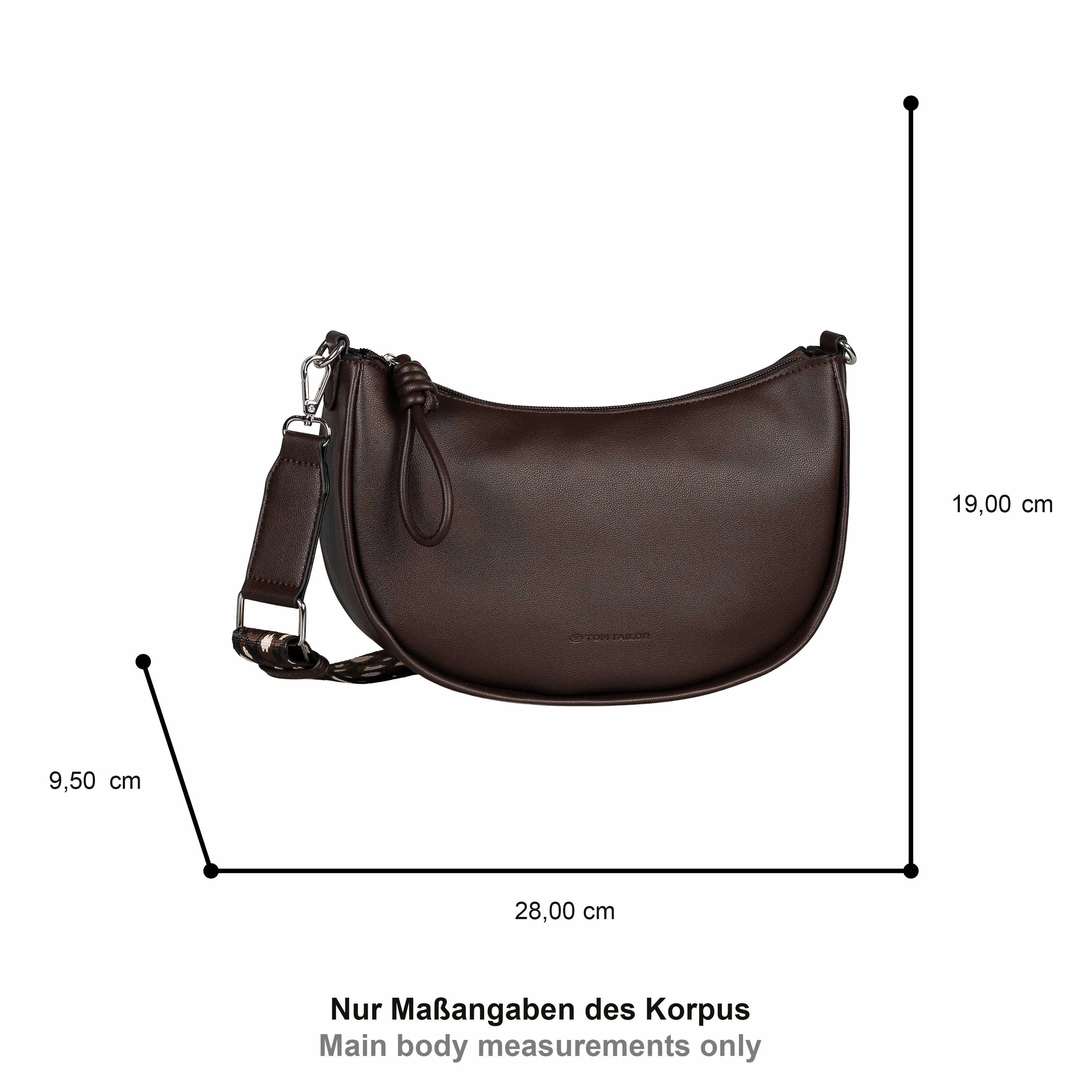 TOM TAILOR Gürteltasche / Bodybag Braun Lederimitat TOM TAILOR Gürteltasche / Bodybag Braun Lederimitat