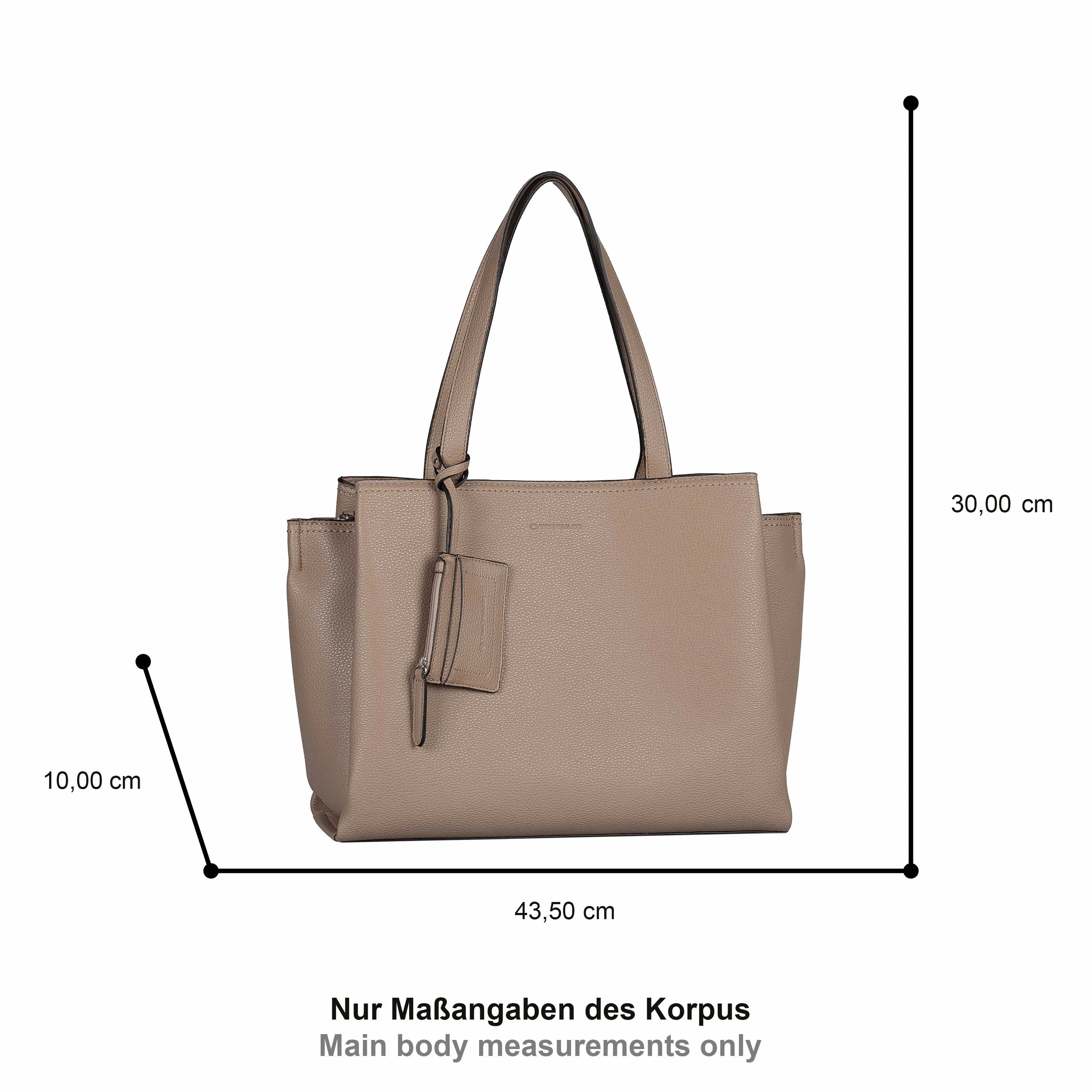 GABOR Shopper Taupe Lederimitat 