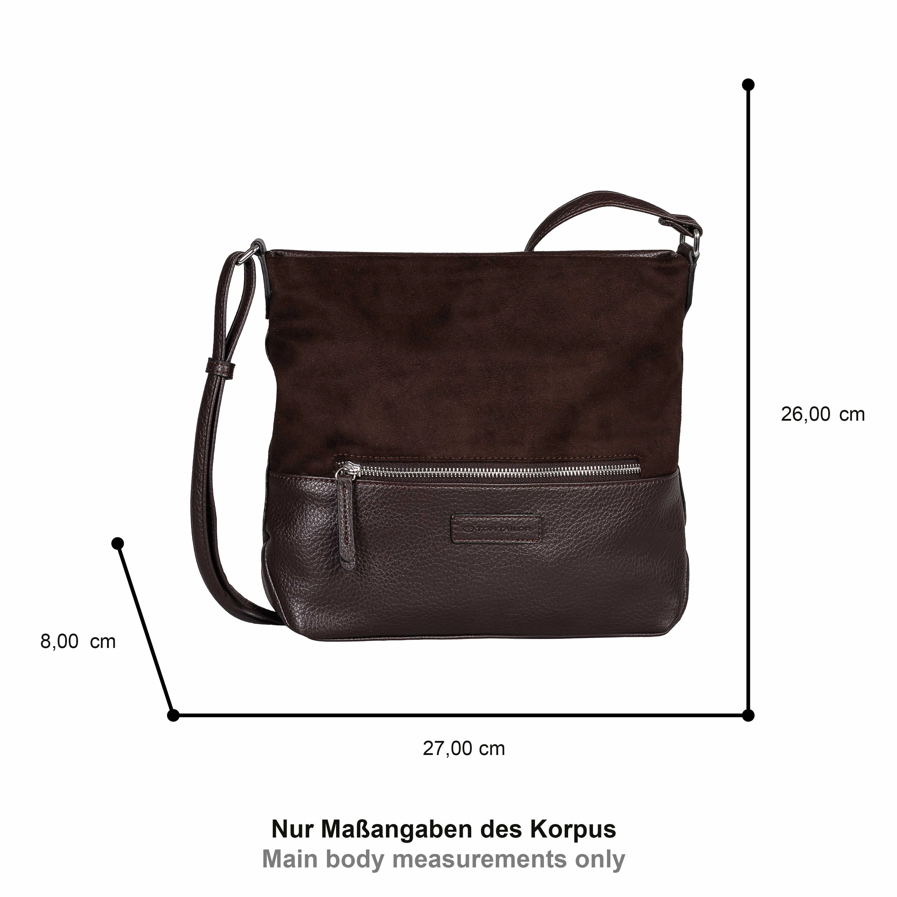 TOM TAILOR Crossover Braun Lederimitat 