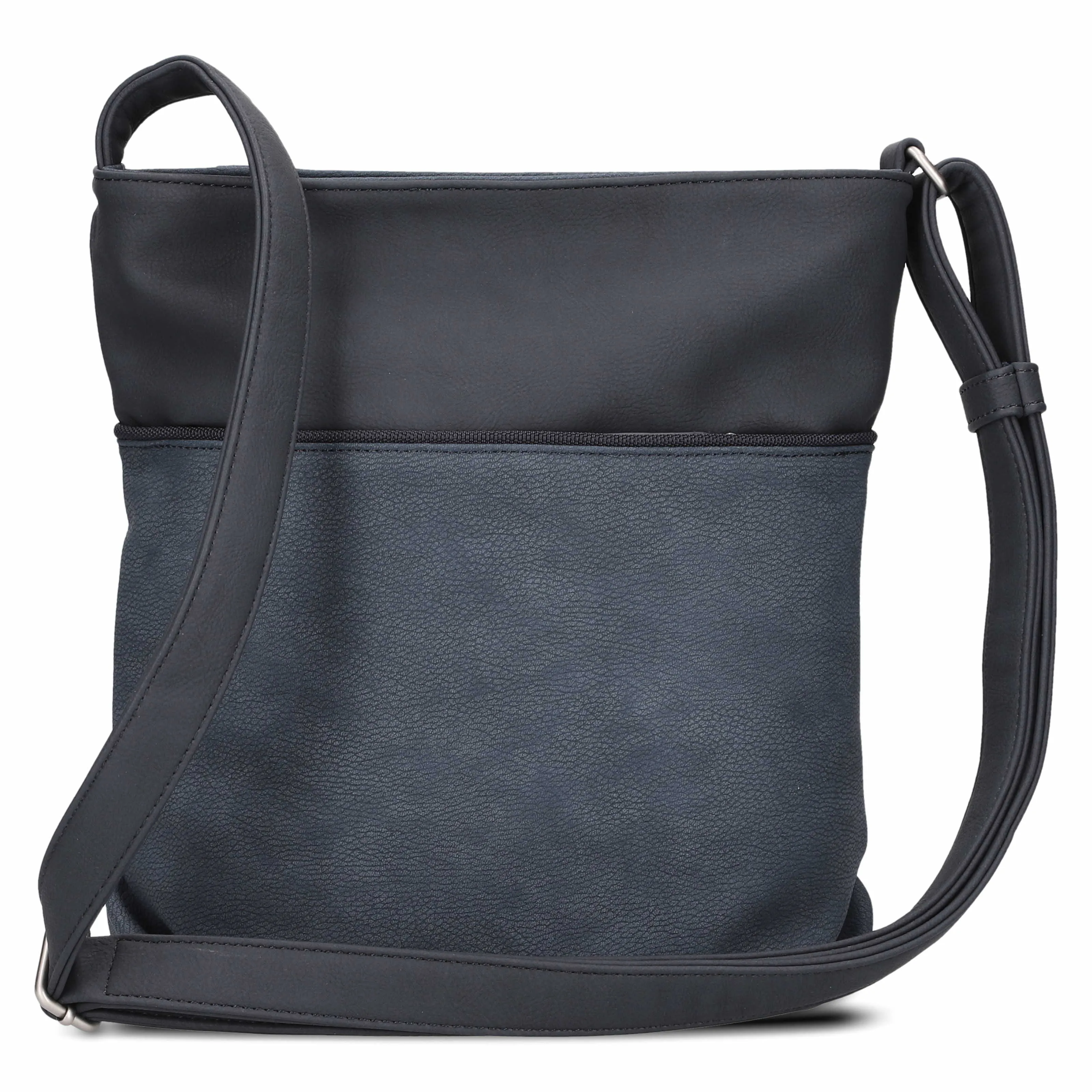 ZWEI Beuteltasche Blau Lederimitat ZWEI Beuteltasche Blau Lederimitat