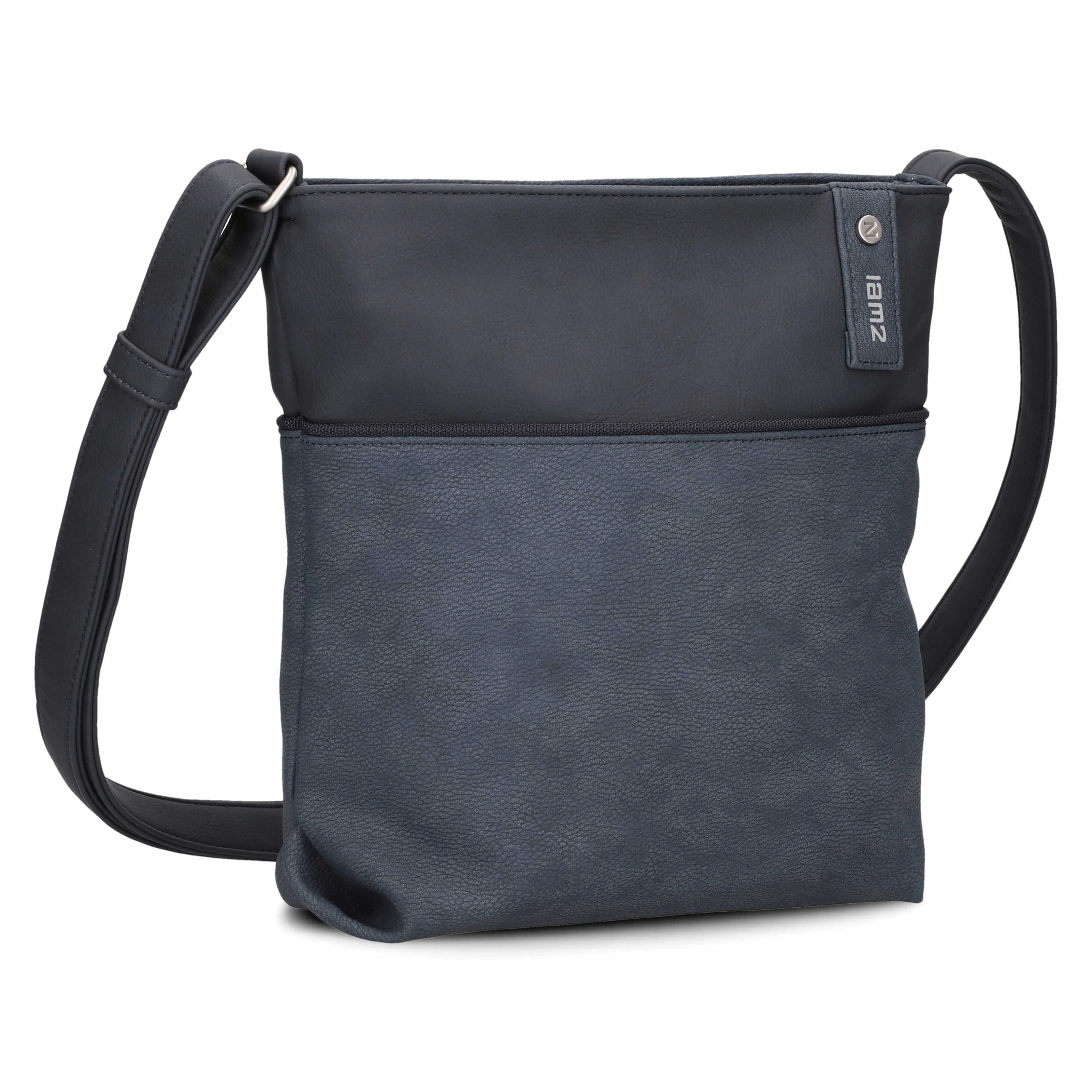 ZWEI Beuteltasche Blau Lederimitat ZWEI Beuteltasche Blau Lederimitat