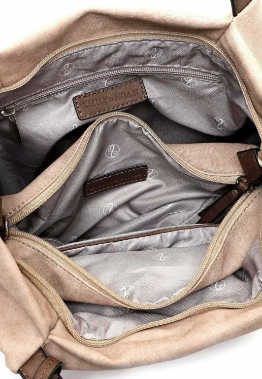 EMILY & NOAH mit Bag in Bag Shopper Taupe Lederimitat EMILY & NOAH mit Bag in Bag Shopper Taupe Lederimitat