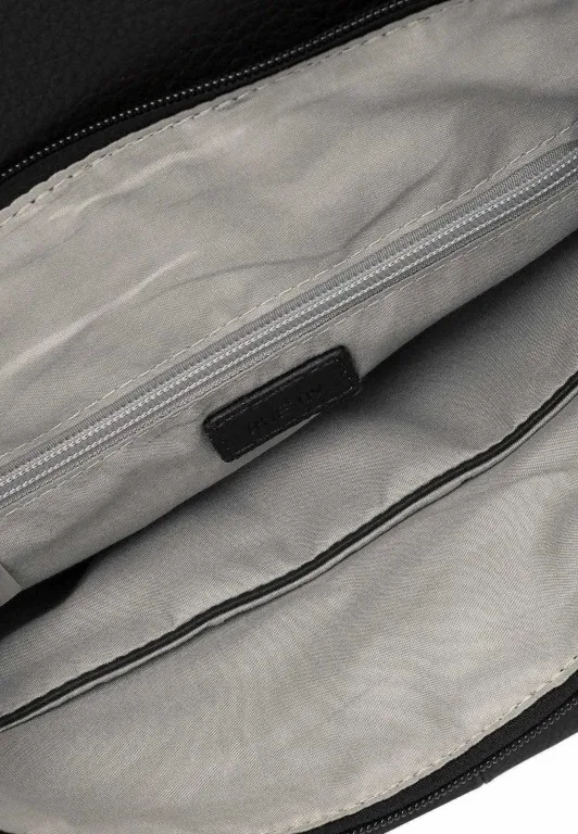 RUE68 Rucksack Schwarz Lederimitat 