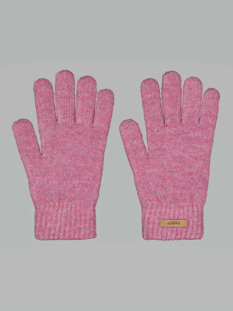 BARTS Finger Strickhandschuh Rosa Textil BARTS Finger Strickhandschuh Rosa Textil