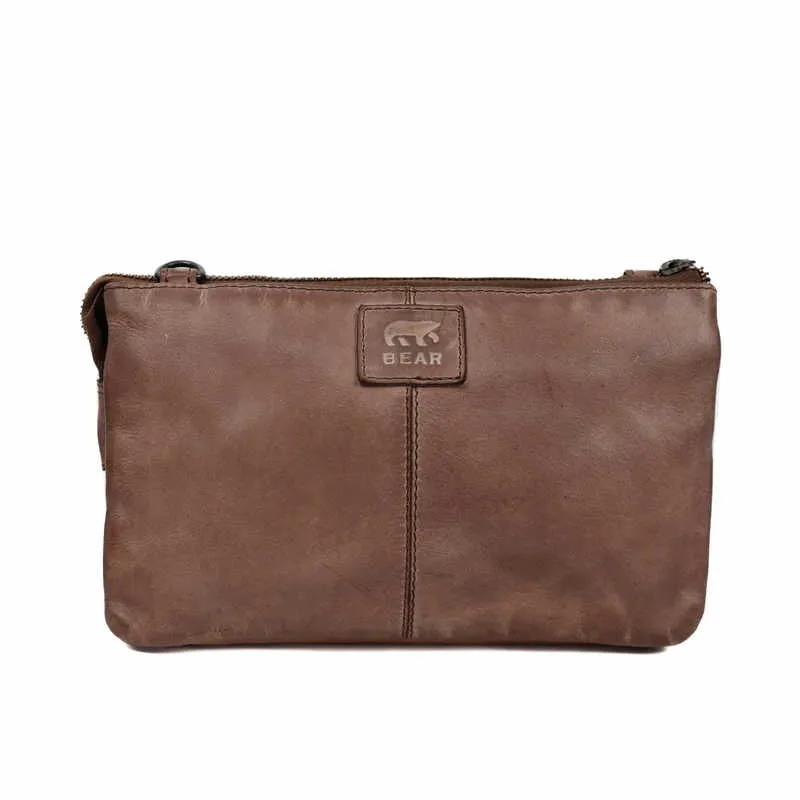 BEAR DESIGN Ulma Umhängetasche Braun Leder BEAR DESIGN Ulma Umhängetasche Braun Leder