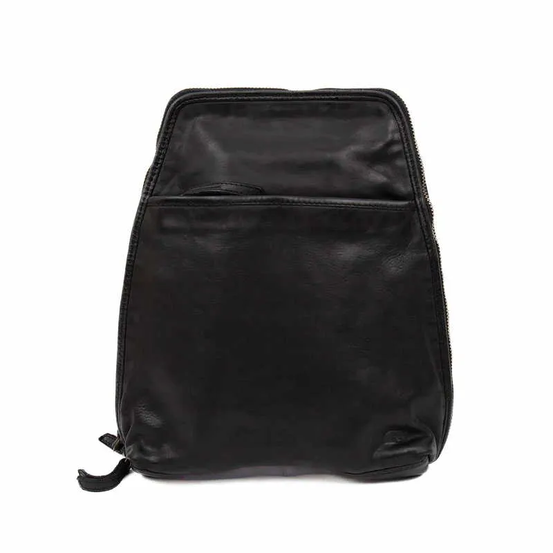 BEAR DESIGN Rucksack Schwarz Leder BEAR DESIGN Rucksack Schwarz Leder