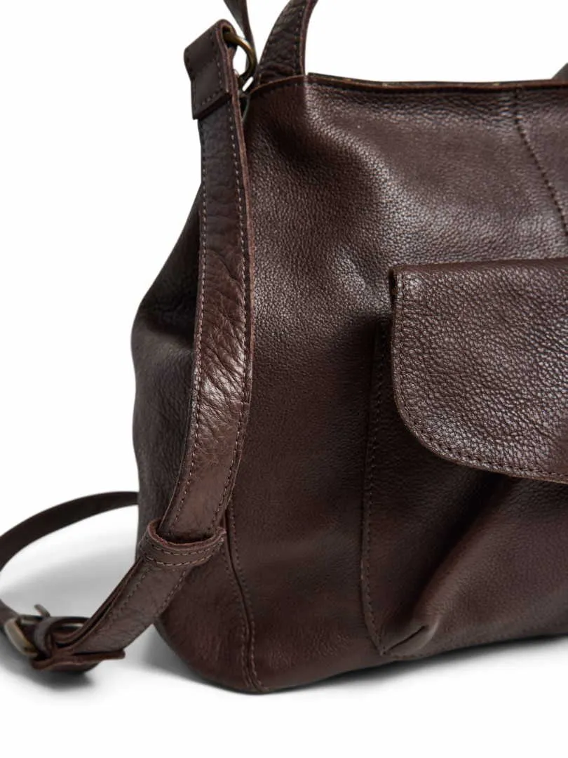 PIECES Shopper Braun Leder PIECES Shopper Braun Leder
